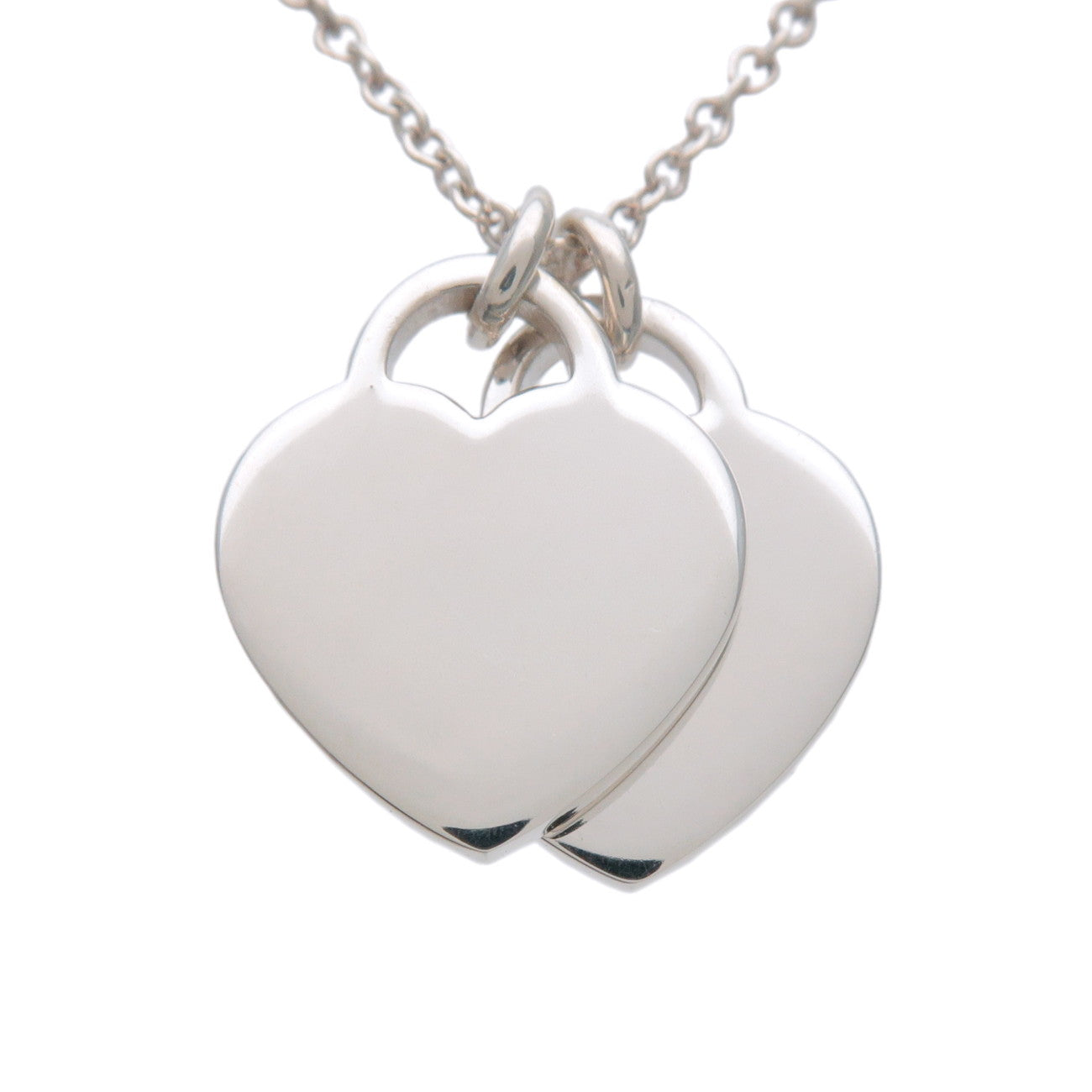 Tiffany & Co Return to Tiffany Double Heart Tag 1P Diamond Necklace