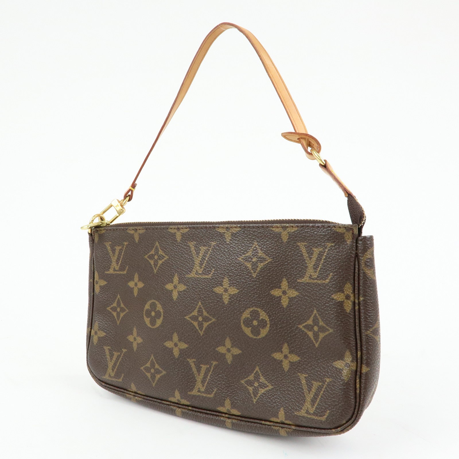 Louis Vuitton Monogram Pochette Accessoires Pouch Hand Bag M51980