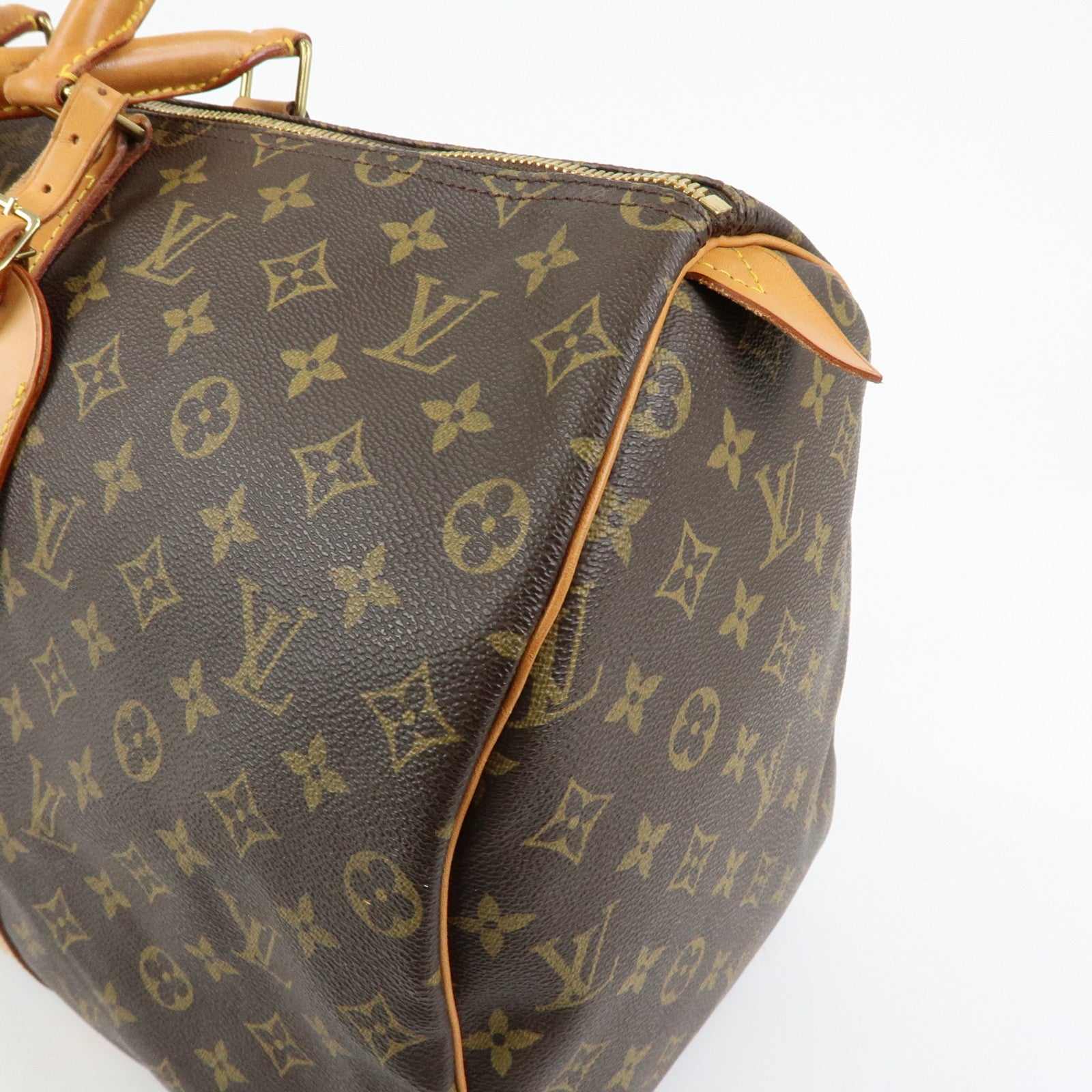 Louis Vuitton Monogram Keep All 50 Boston Bag Hand Bag Brown M41426