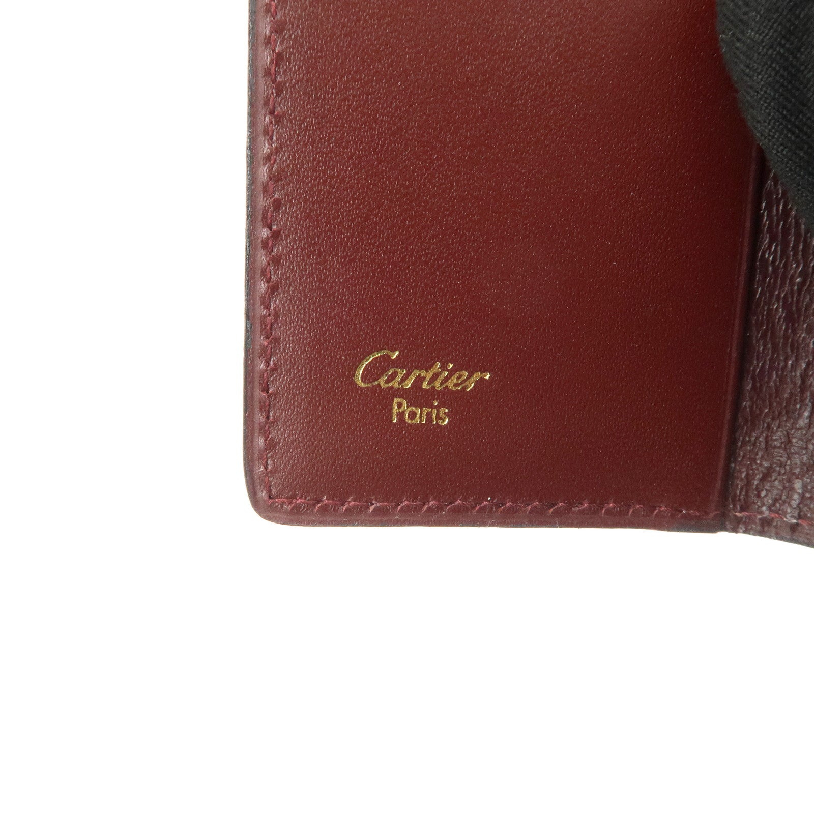 Cartier Must Line Calf Leather 6 Key Case Bordeaux