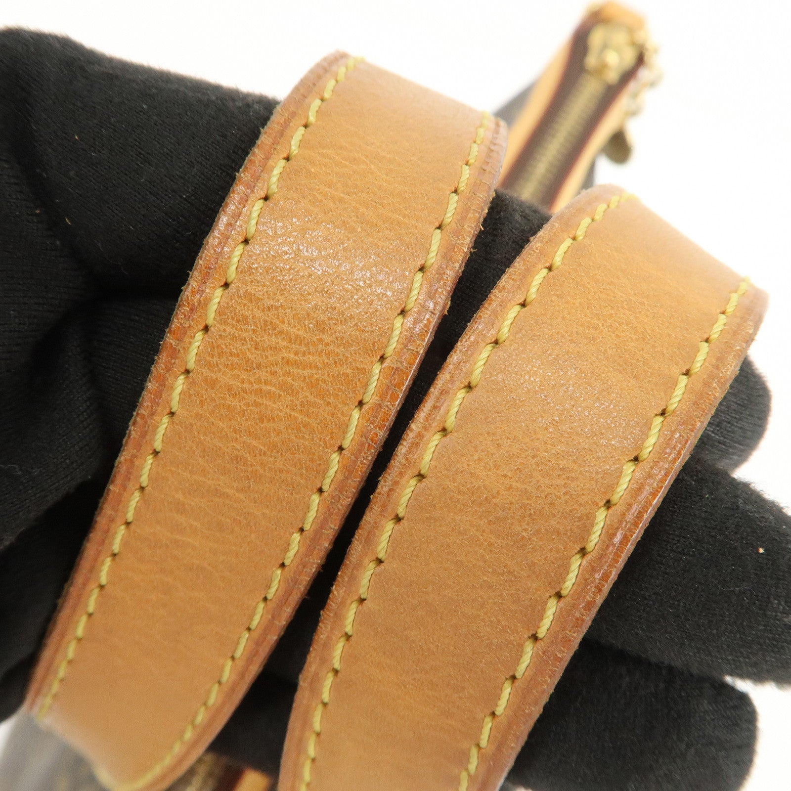 Louis Vuitton Monogram Palermo PM 2Way Bag Hand Bag Brown M40145