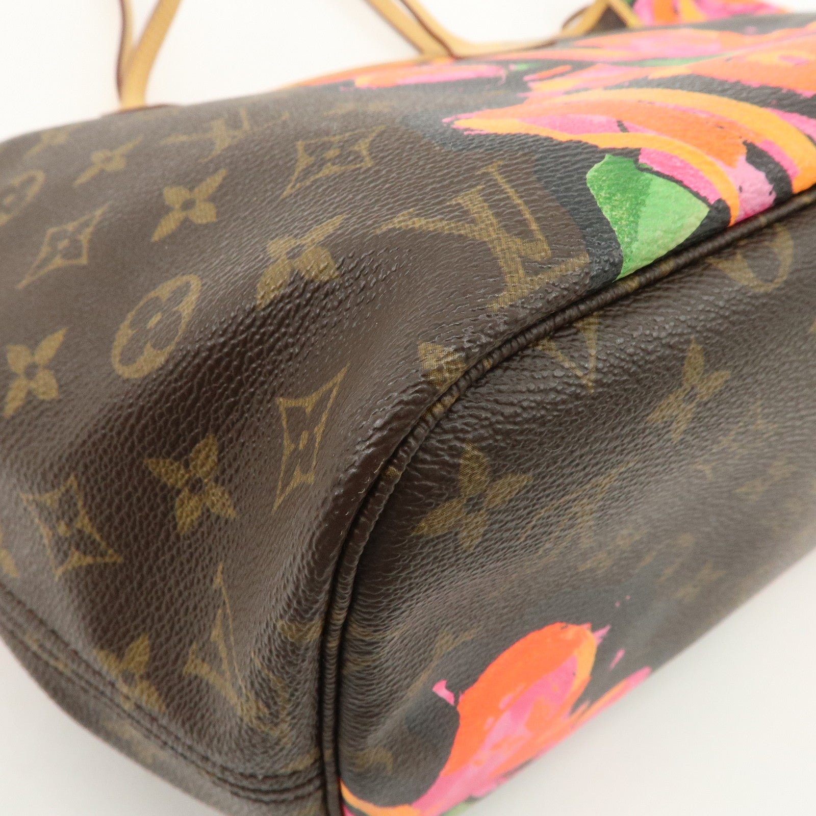 Louis Vuitton Monogram Rose Neverfull MM Tote Shoulder Bag M48613
