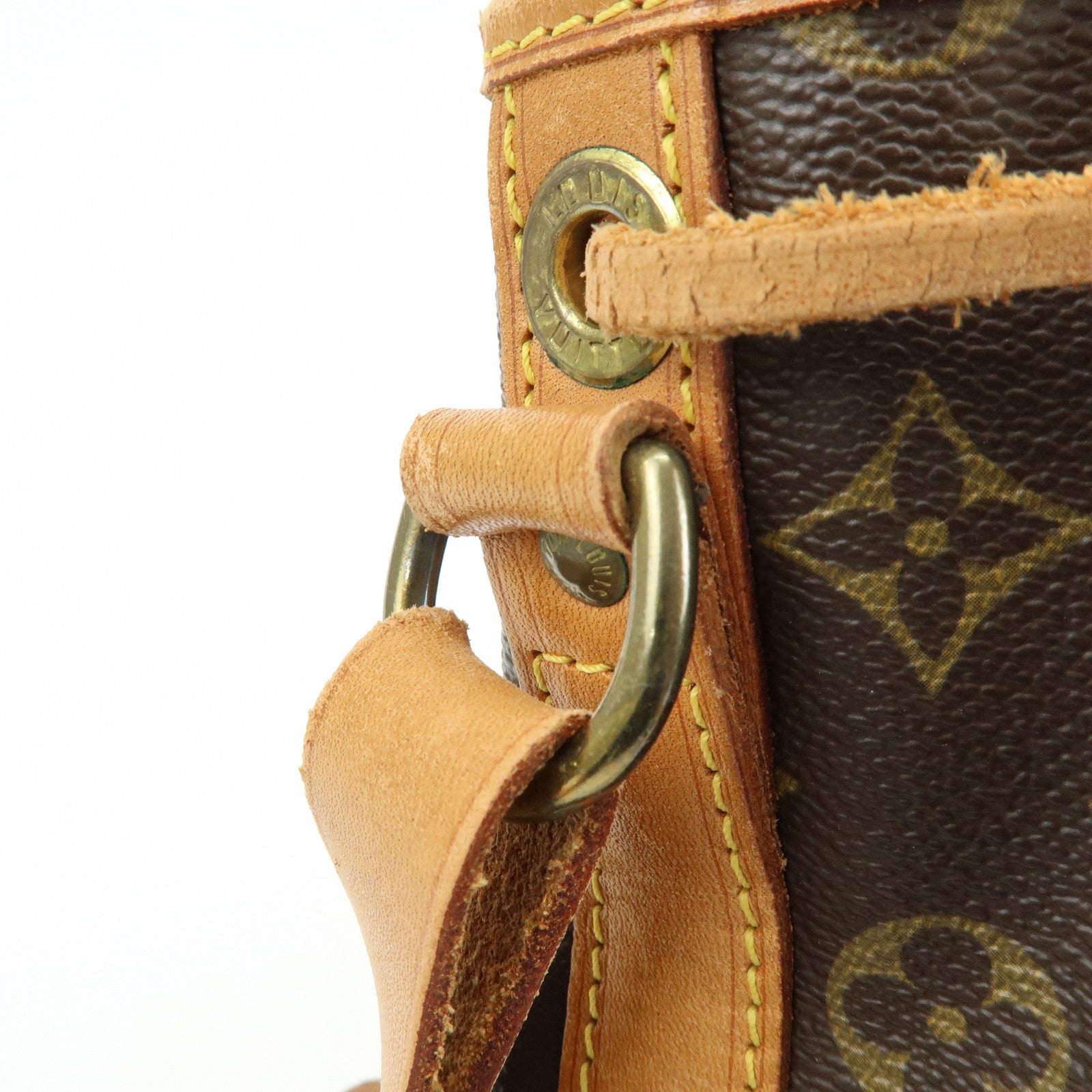 Louis Vuitton Monogram Petit Noe Shoulder Bag Brown M42226