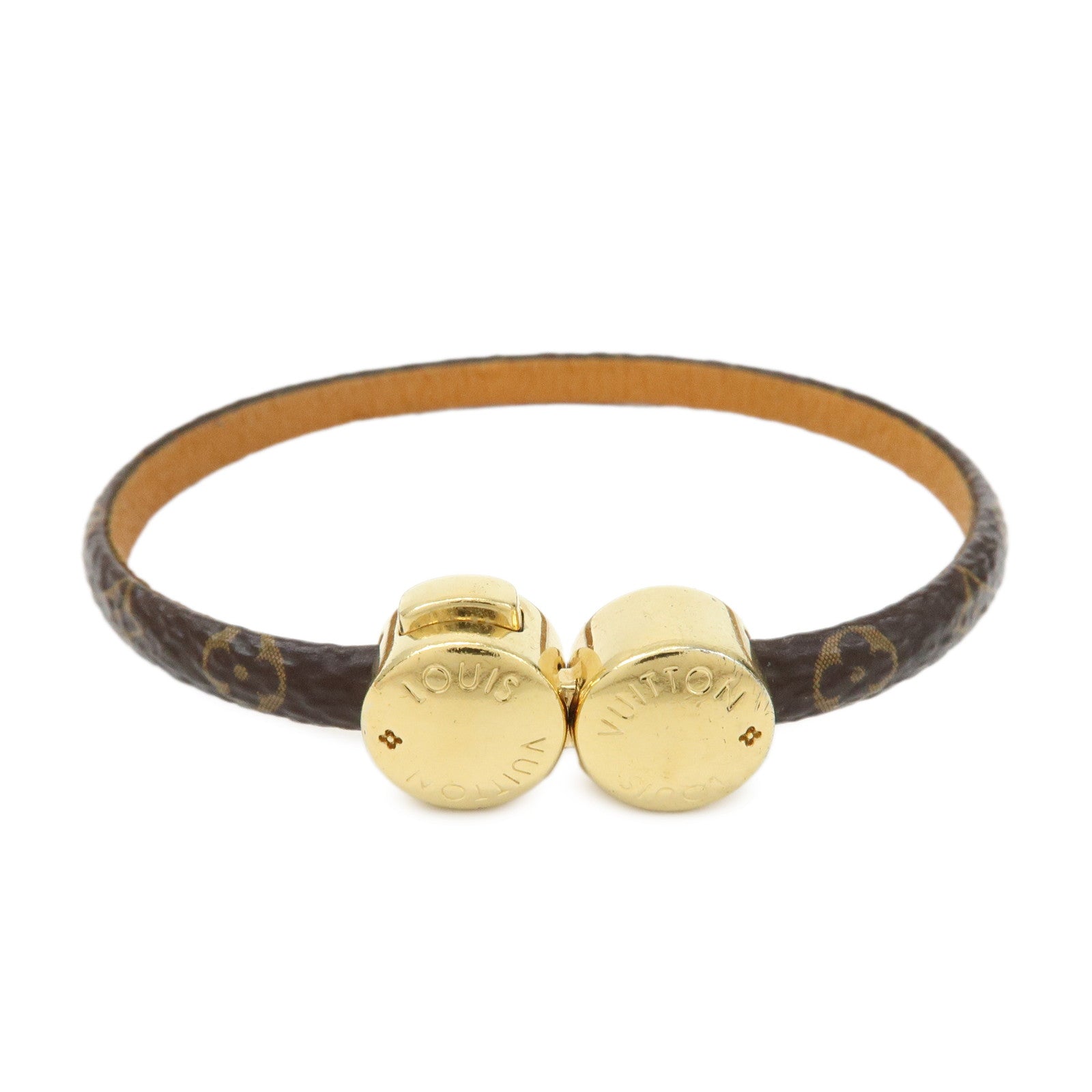 Louis Vuitton Monogram Historic Mini Bracelet Size 17 M6407F