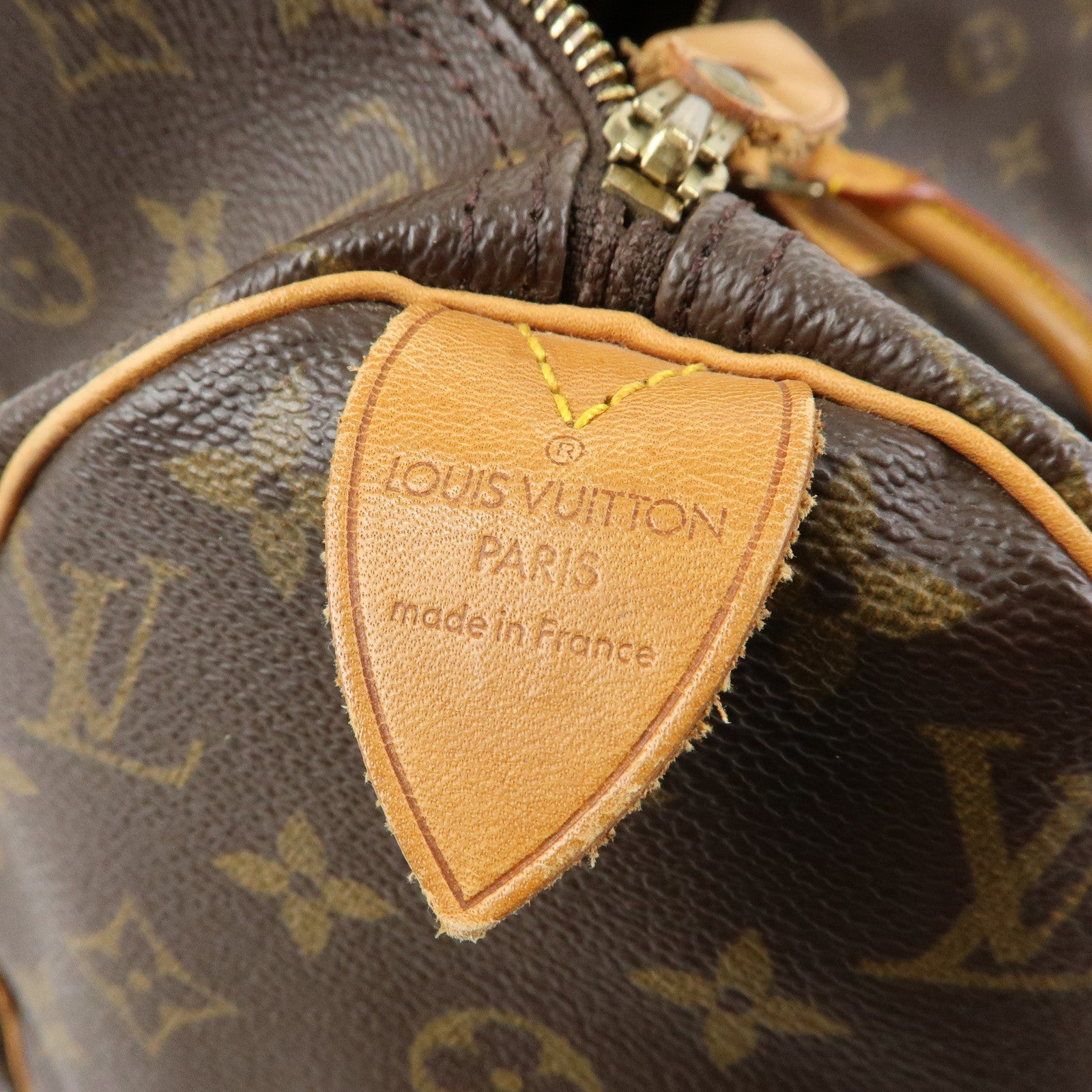Louis Vuitton Monogram Speedy 40 Hand Bag Boston Bag Brown M41522