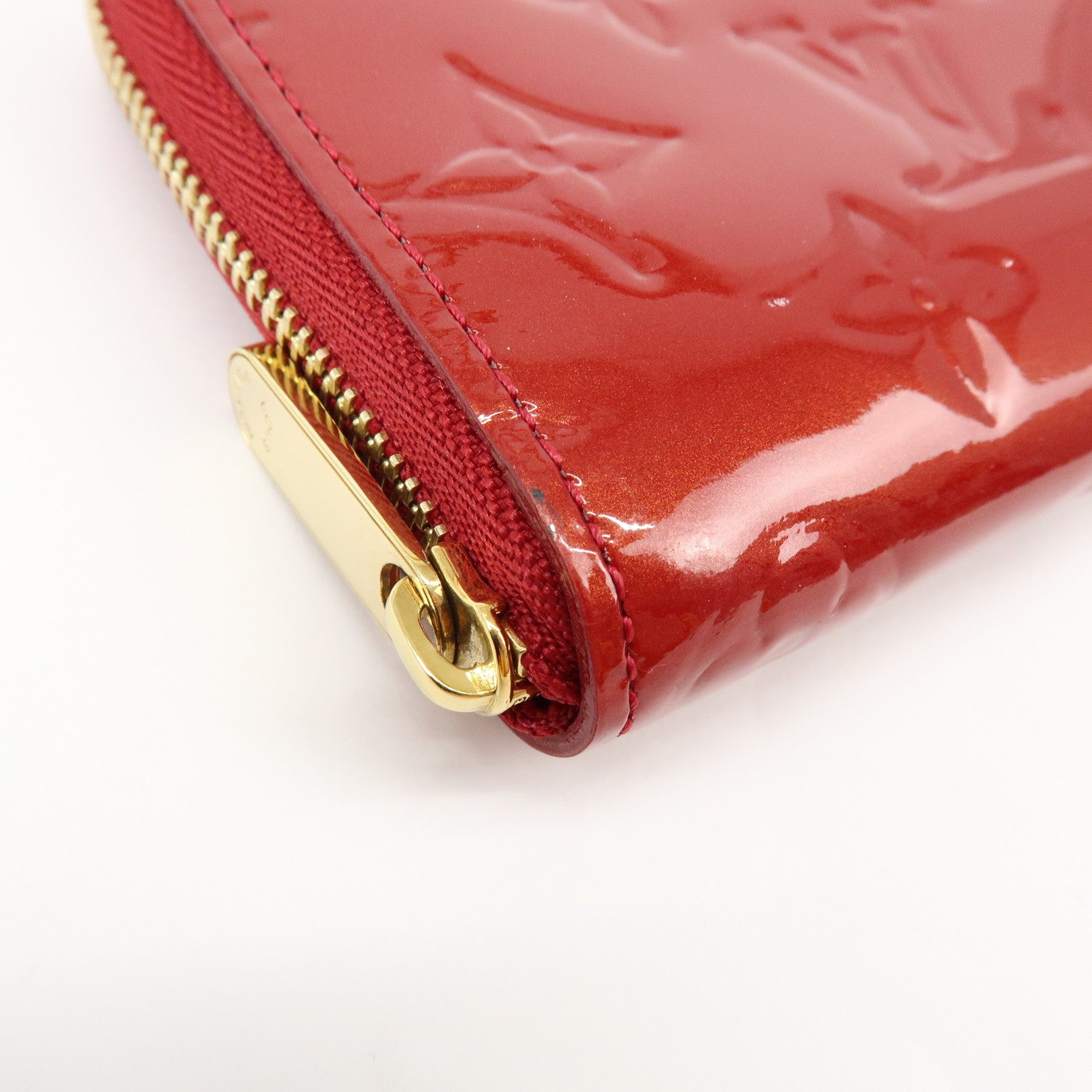 Louis Vuitton Monogram Vernis Zippy Coin Purse Pomme d'Amour M93608