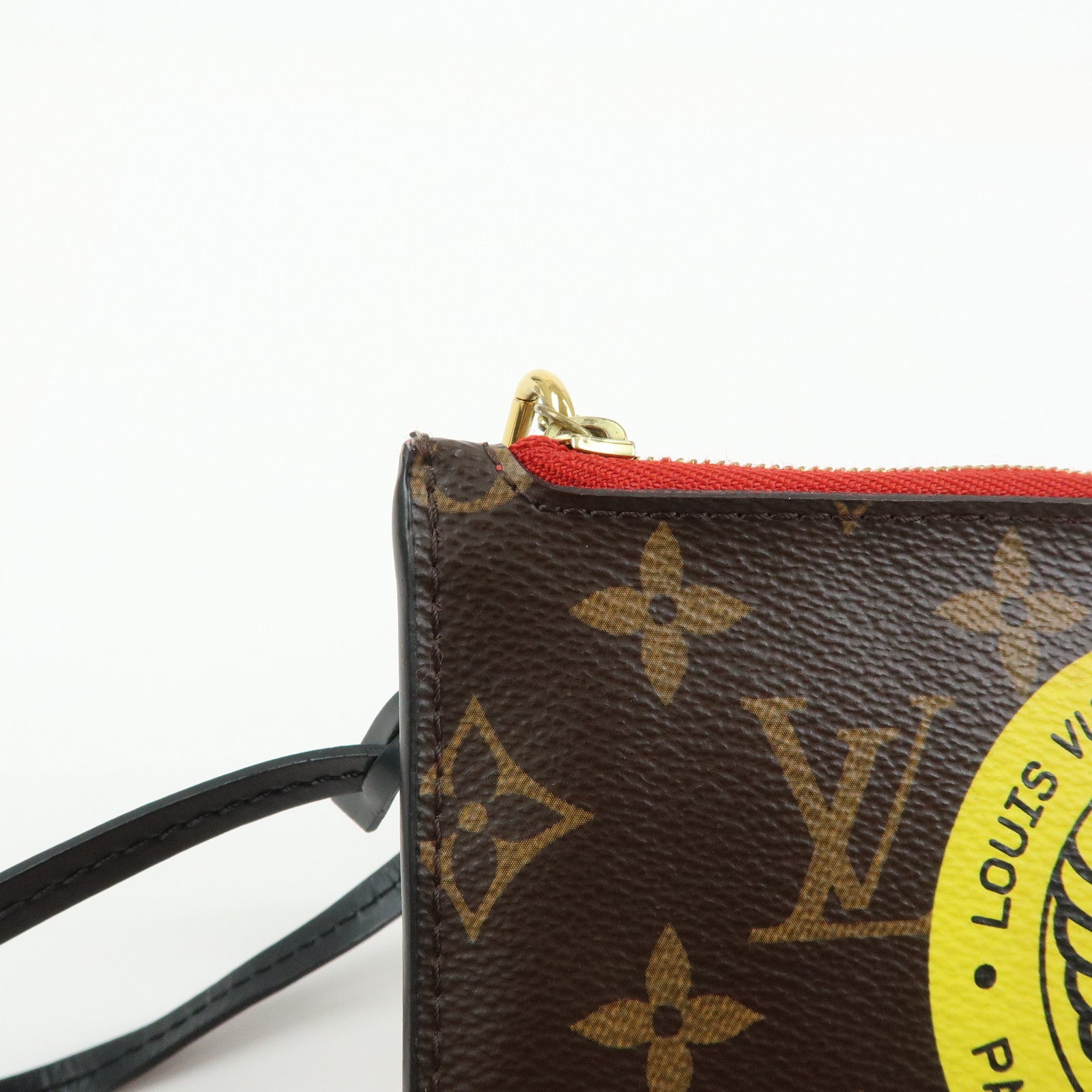 Louis Vuitton Monogram LV World Tour Pouch for Neverfull Brown MM