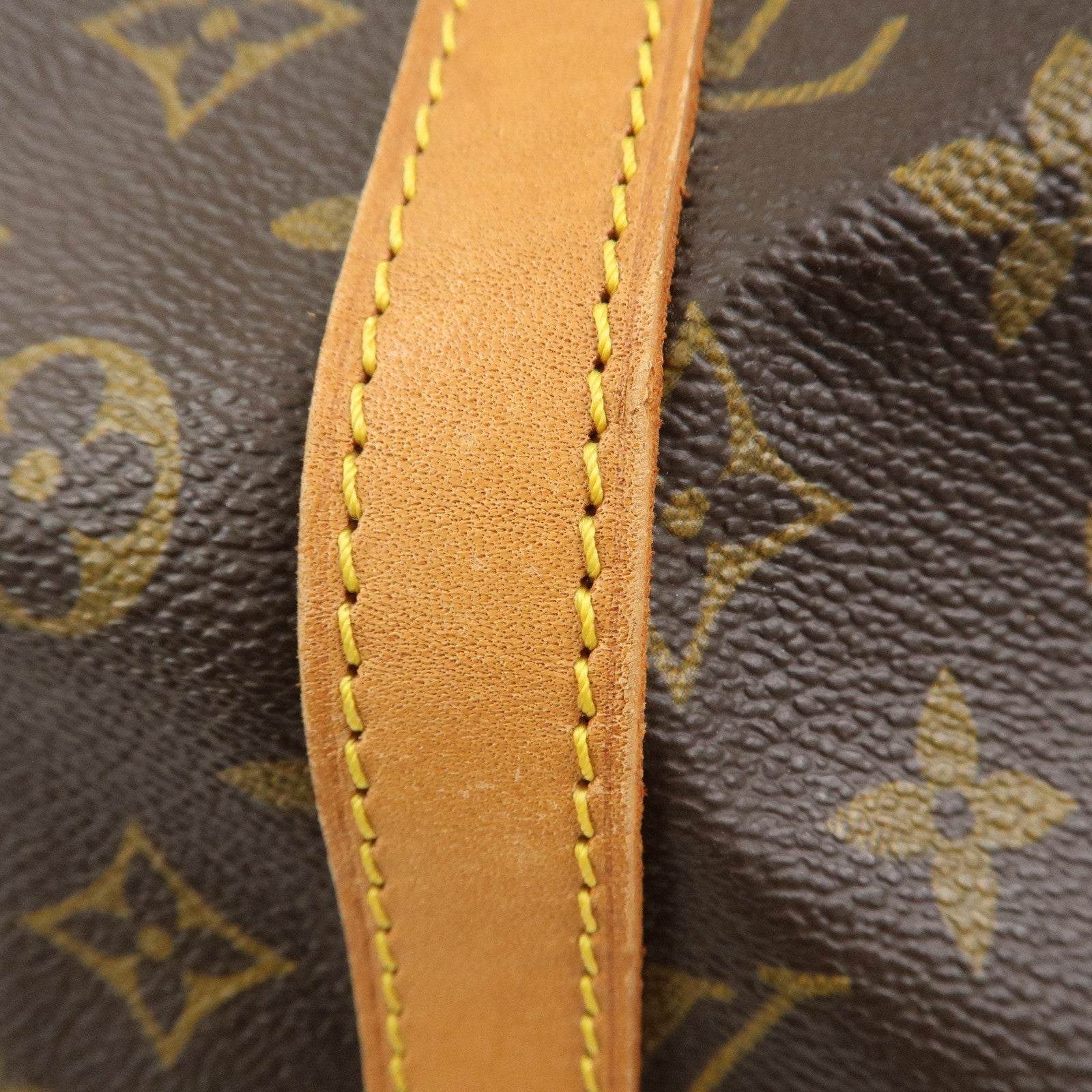 Louis Vuitton Monogram Sac Souple 35 Boston Bag Brown M41626