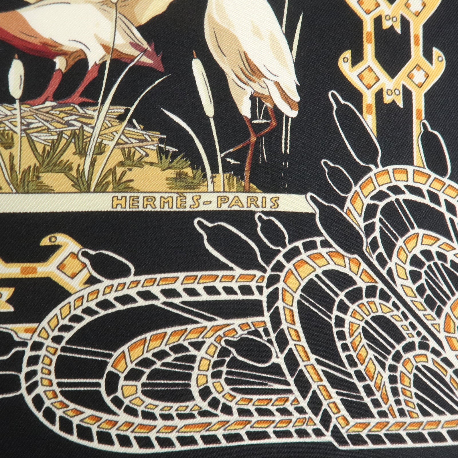 HERMES  Carre 90 Silk 100% Scarf LIBRES COMME L'AIR Bird Print