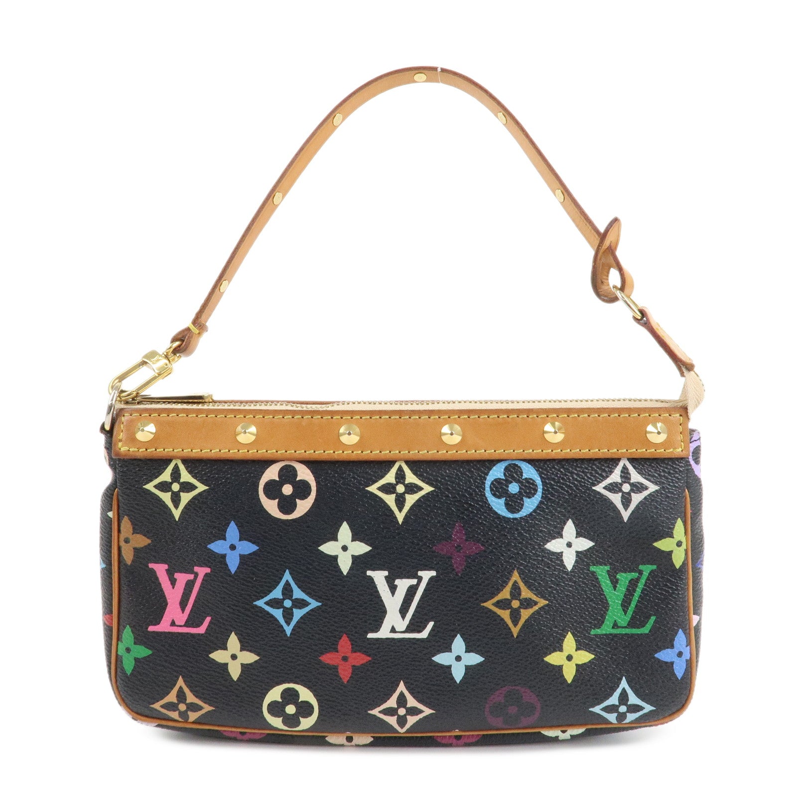 Louis Vuitton Monogram Multicolor Pochette Accessoires Noir M92648 Used