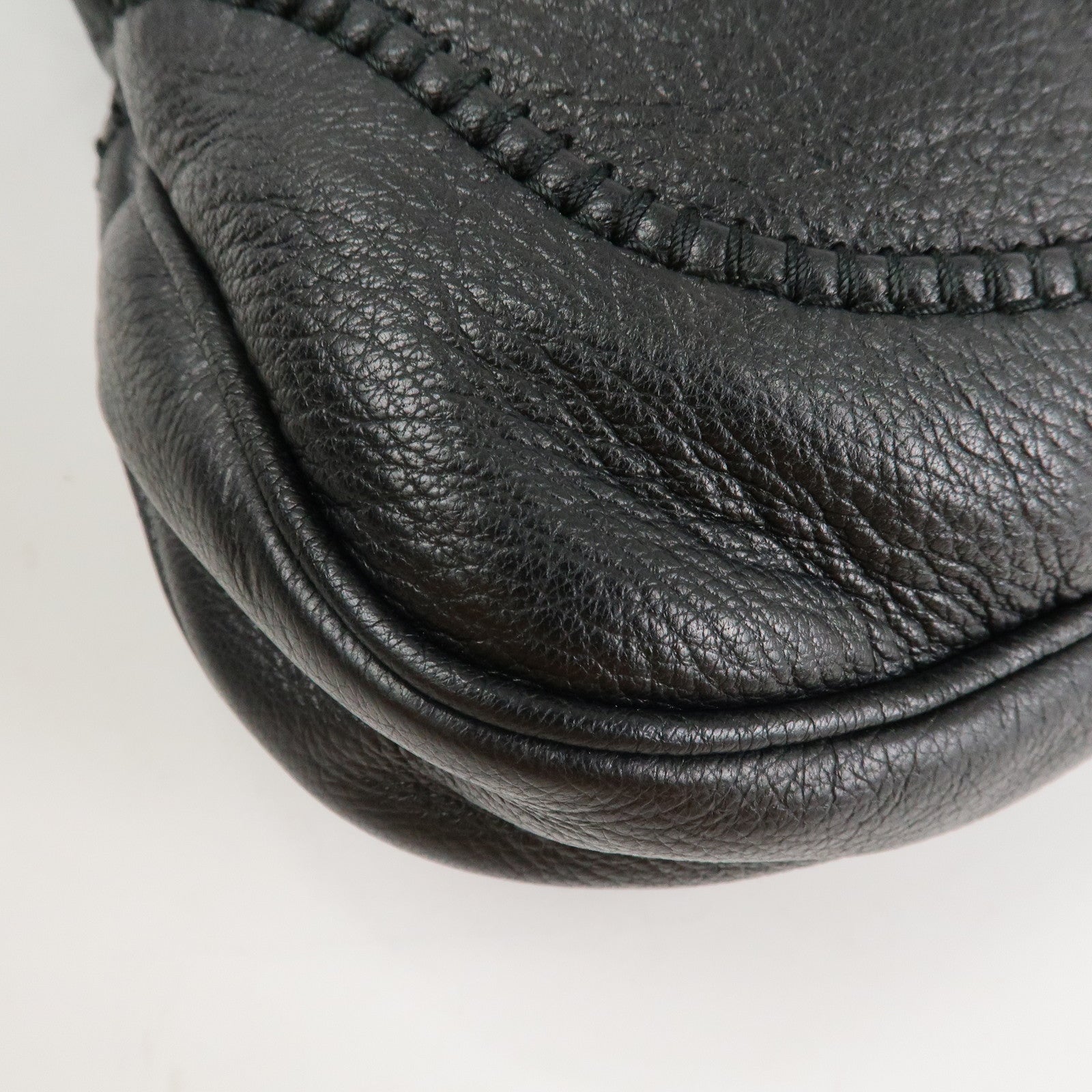 GUCCI New Jackie Leather 2Way Shoulder Hand Bag Brown 246907