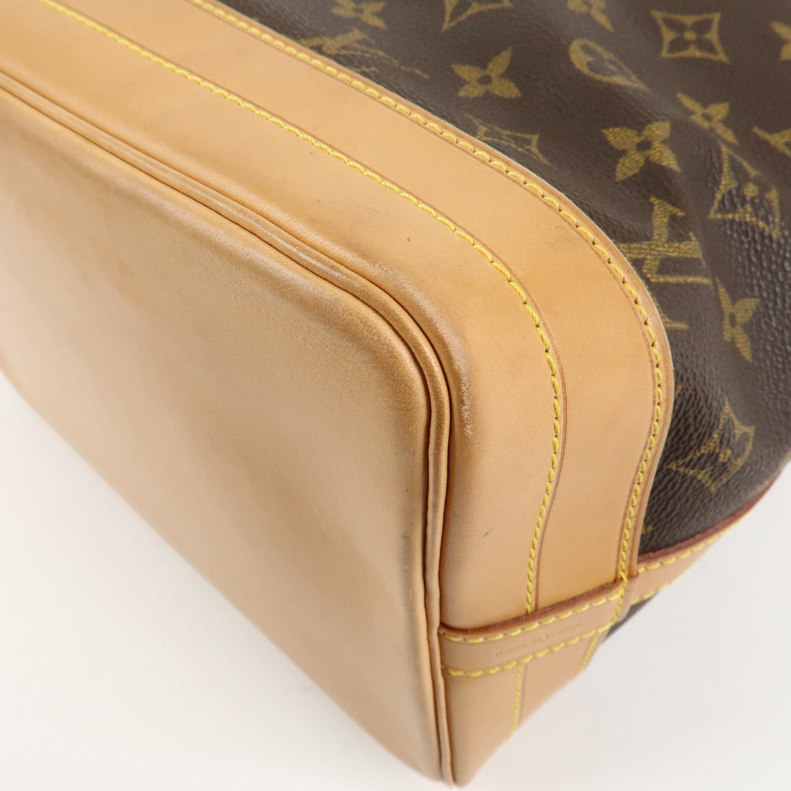 Louis Vuitton Monogram Noe Shoulder Bag Hand Bag Brown M42224 Used