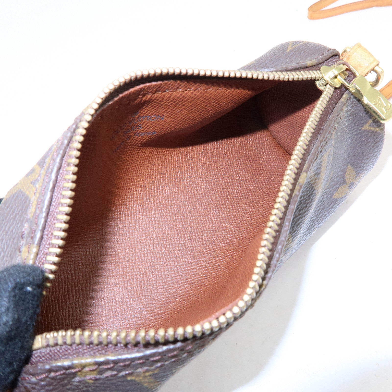 Louis Vuitton Monogram Set of 2 Pouch for Papillon Bag Brown Used