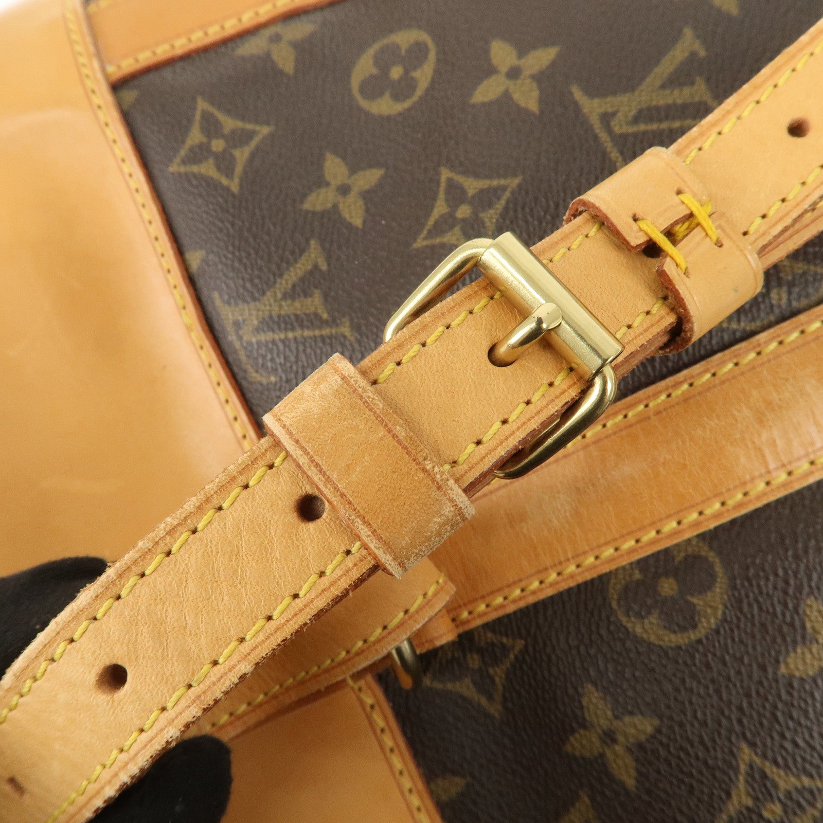Louis Vuitton Monogram Randonnee GM Shoulder Bag Brown M42244