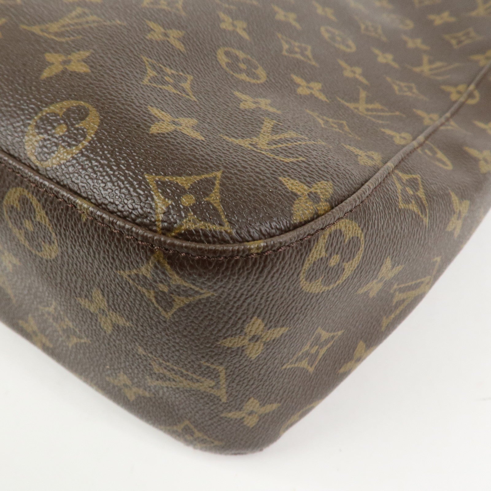 Louis Vuitton Monogram Canvas Looping GM Shoulder Bag Brown M51145