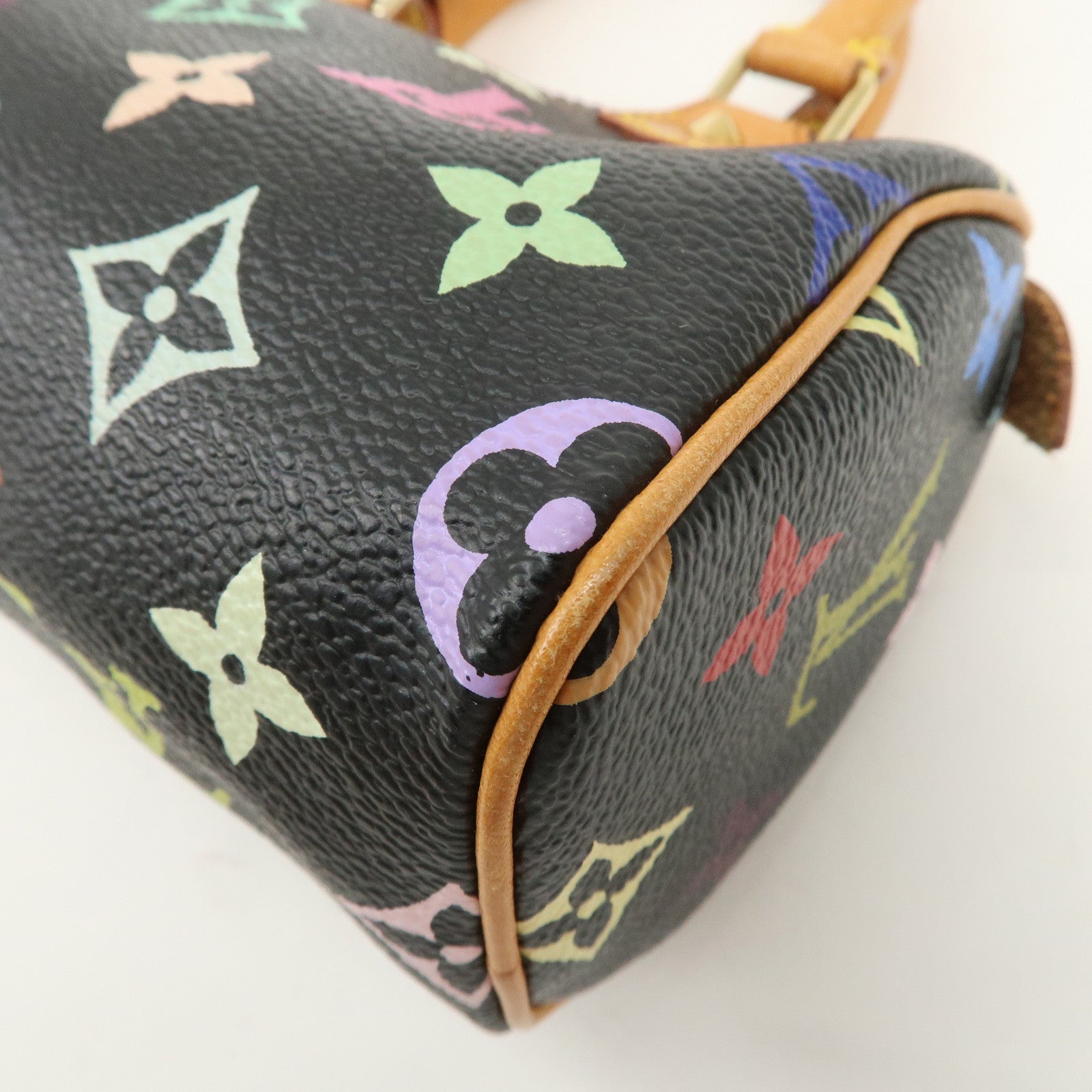 Louis Vuitton Monogram Multicolor Mini Speedy Mini Bag Noir M92644