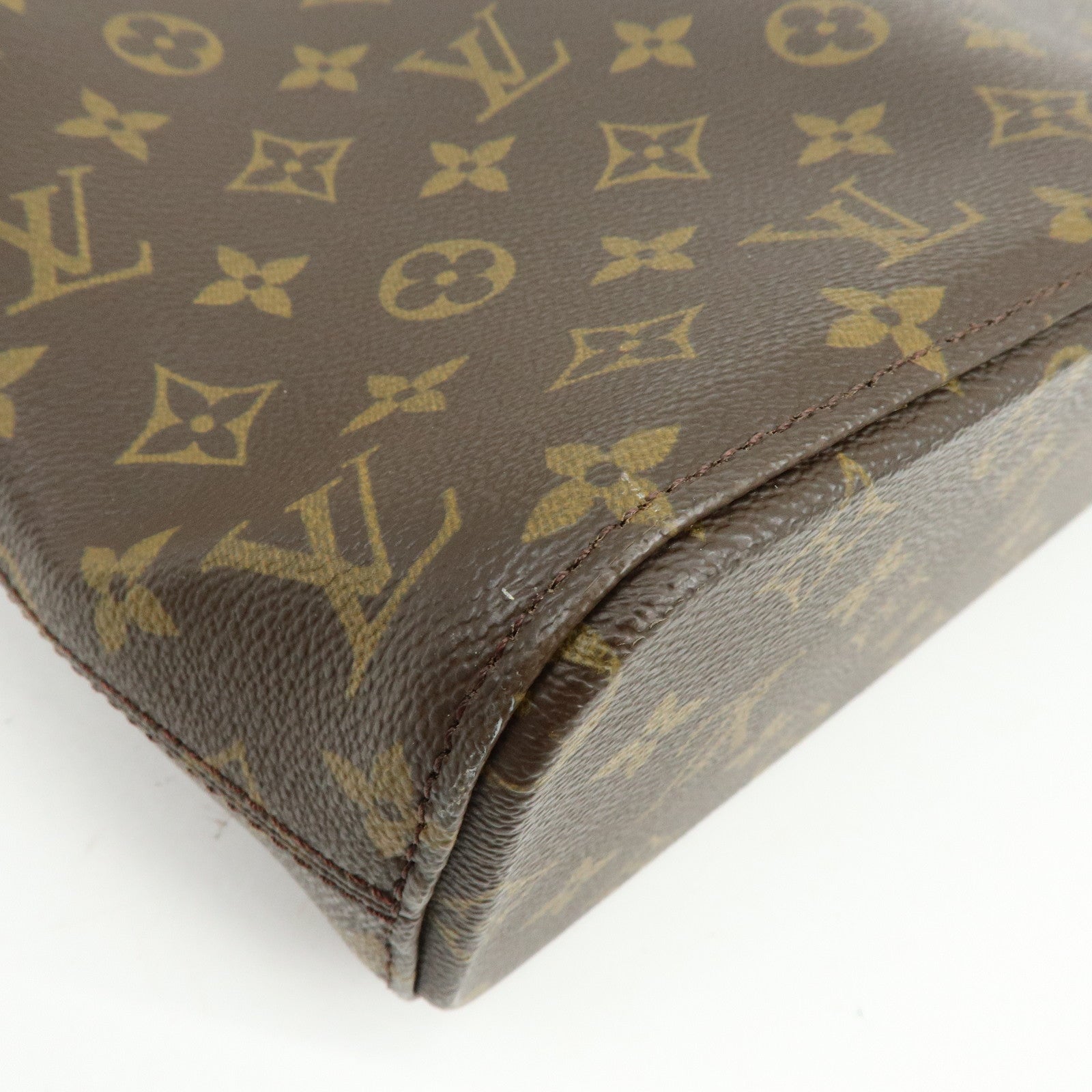 Louis Vuitton Monogram Luco Tote Bag Shoulder Bag Brown M51155