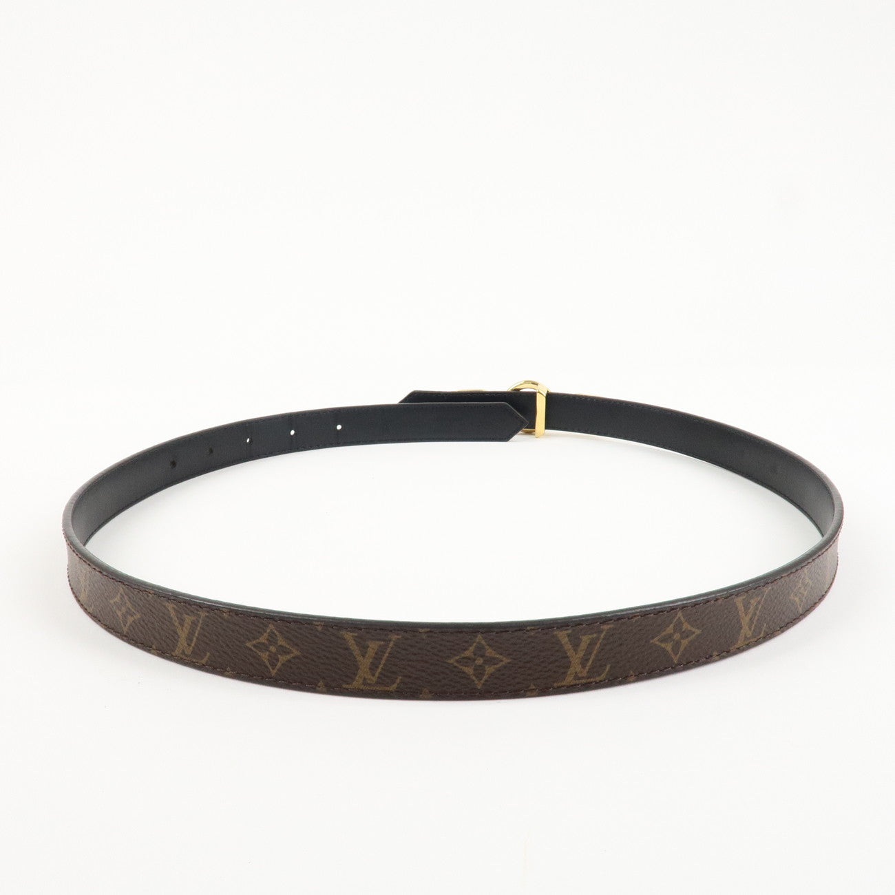 Louis Vuitton Monogram Canvas LV Circle Prime Belt 75/30 M0510 Used