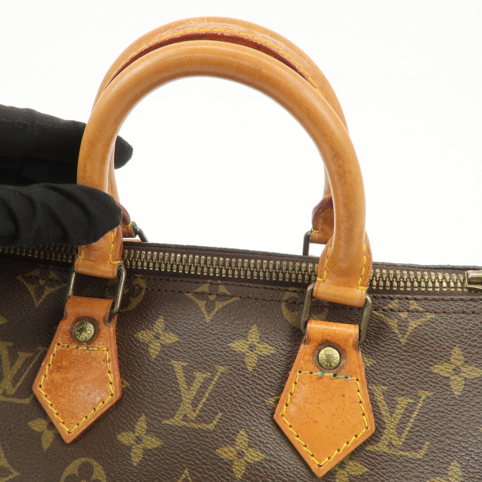 Louis Vuitton Monogram Canvas Speedy 25 Boston Bag Hand Bag M41528