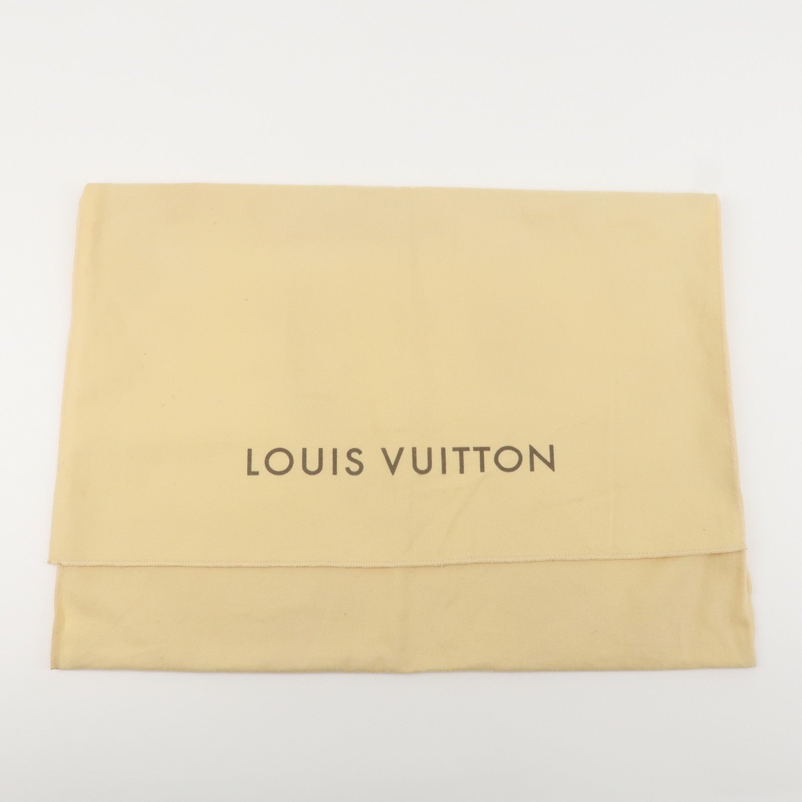 Louis Vuitton Set Of 10 Dust Bag Storage Bag Flap Style Beige Used