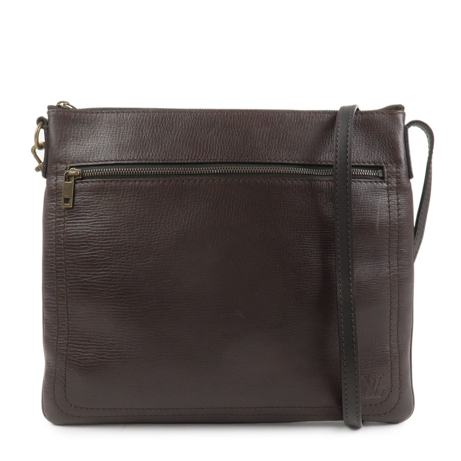 Louis Vuitton Utah Sac Plat Shoulder Bag Crossbody Bag Cafe M92073