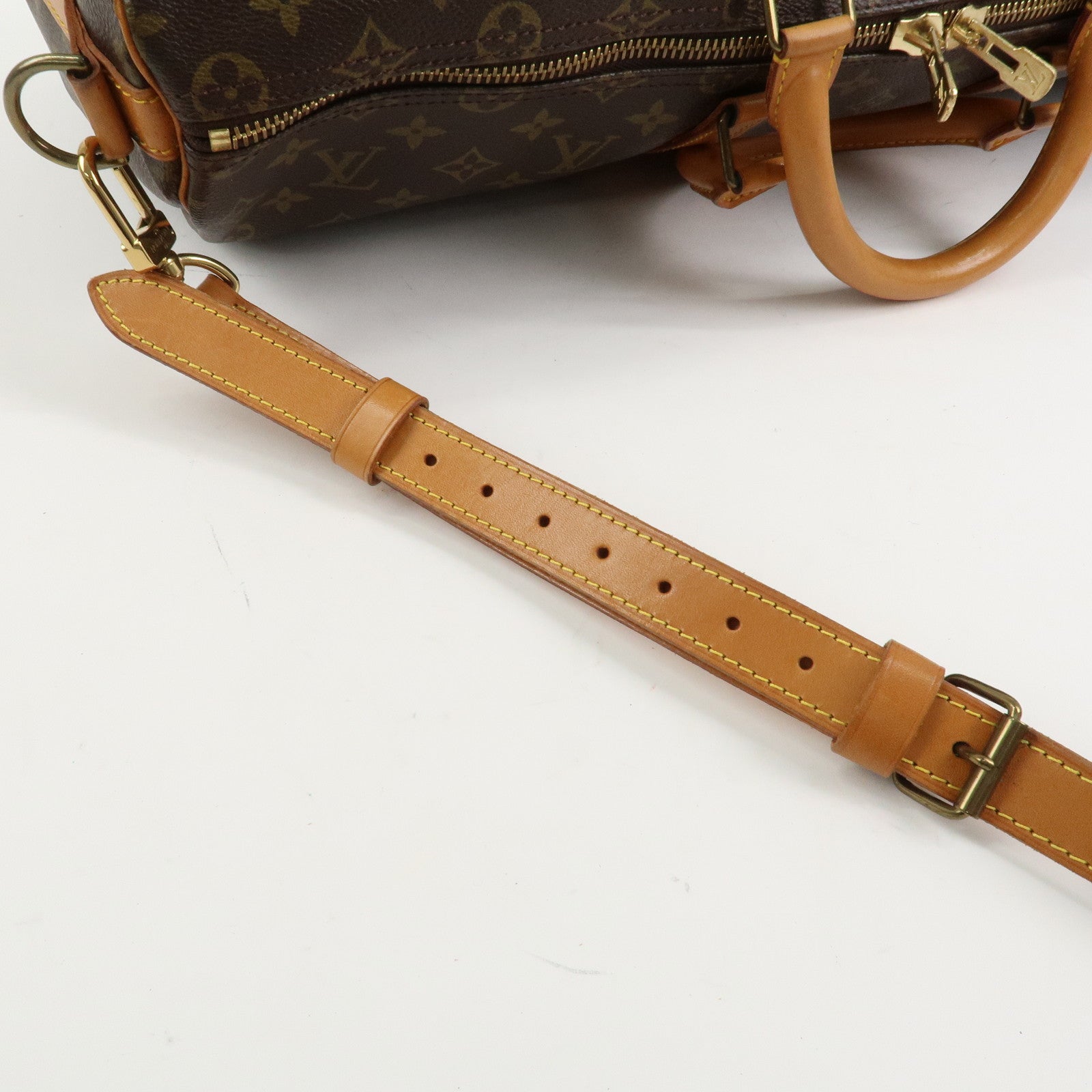 Louis Vuitton Monogram Keep All 50 Bandouliere Boston Bag M41416
