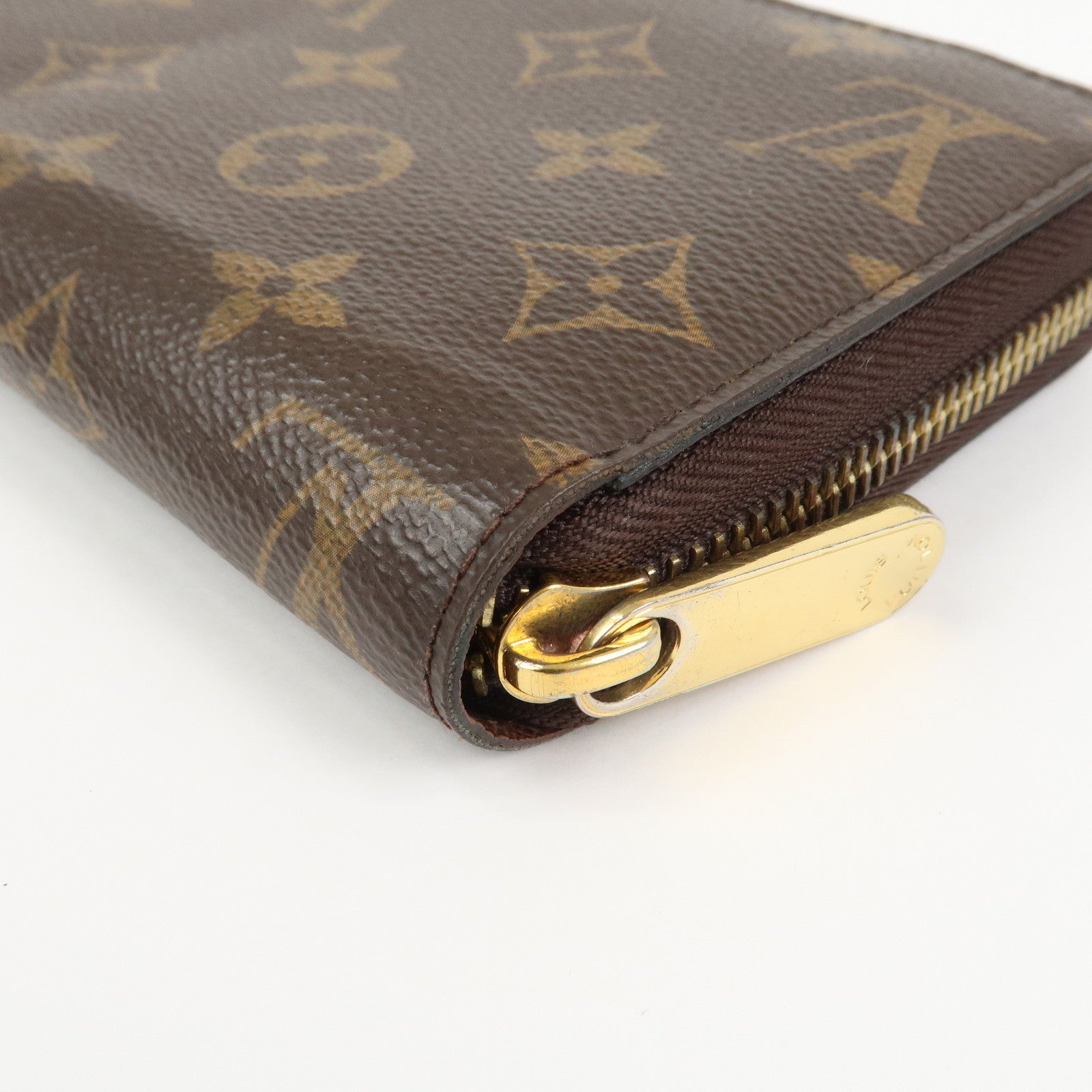 Louis Vuitton Monogram Canvas Zippy Long Wallet Brown M60017