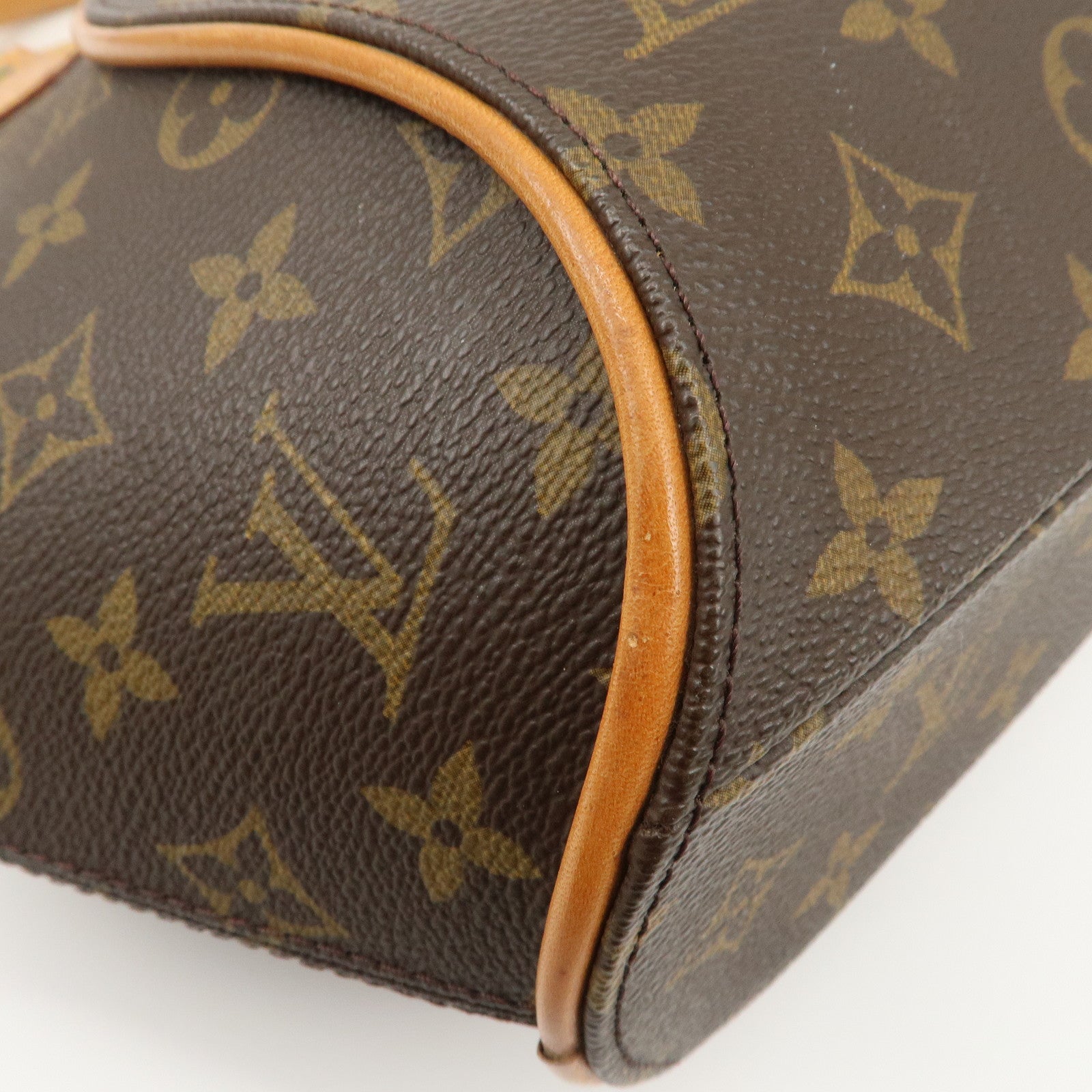 Louis Vuitton Monogram Ellipse PM Hand Bag Brown M51127 Used