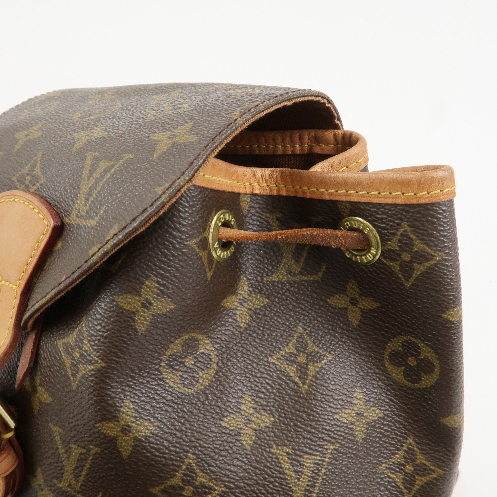 Louis Vuitton Monogram Canvas Montsouris MM Backpack Brown M51136