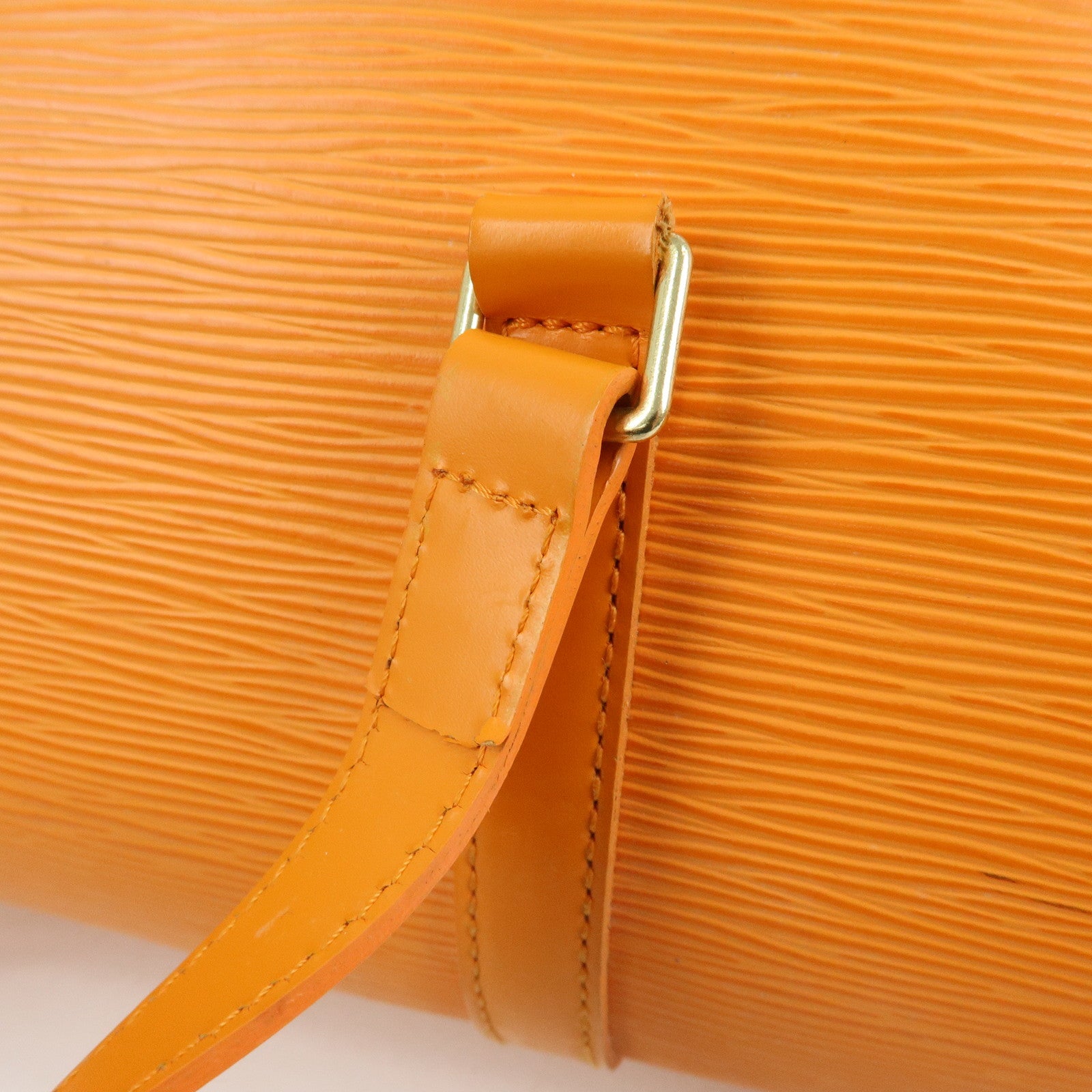 Louis Vuitton Epi Soufflot Hand Bag Mandarin Orange M5222H