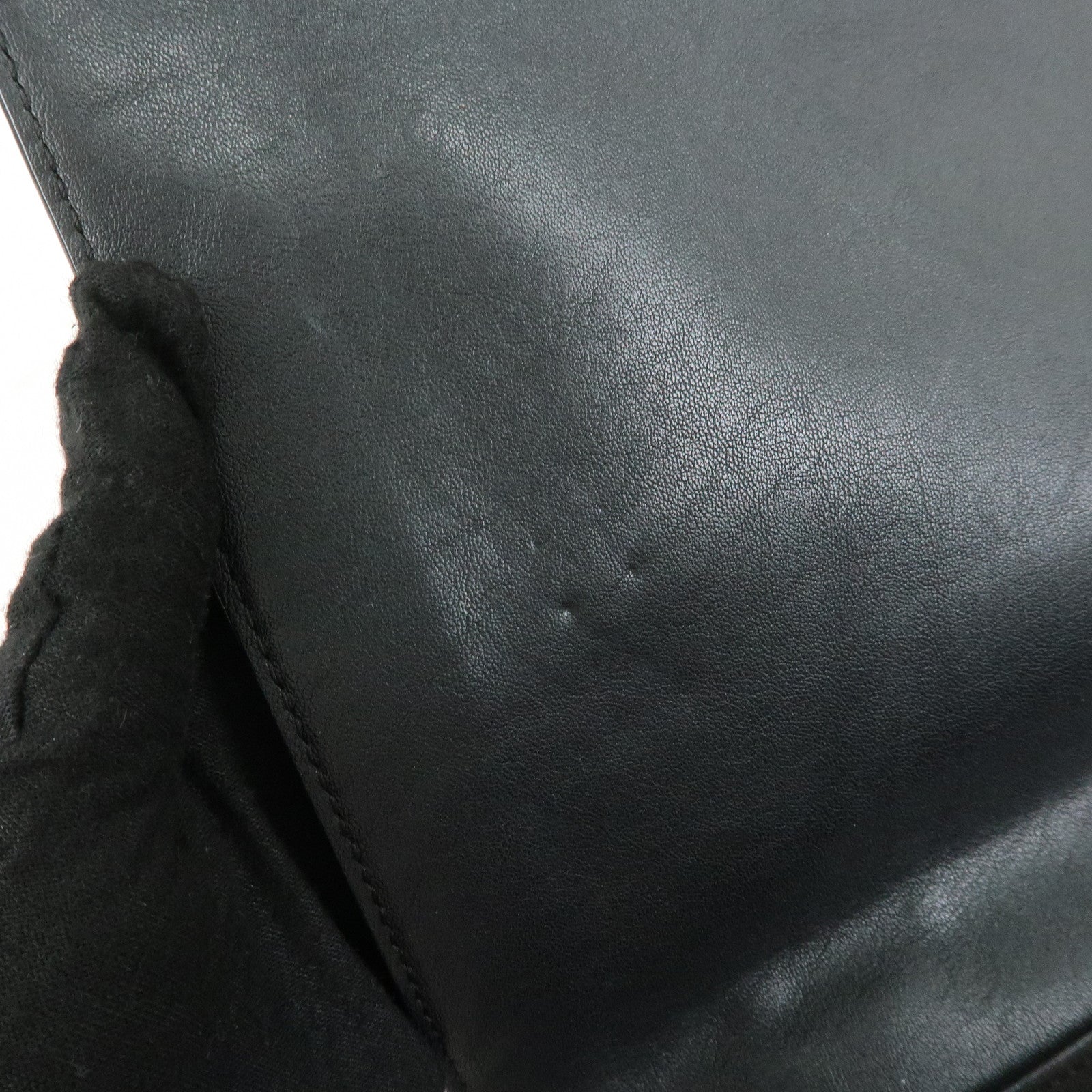 GIVENCHY Shark Studs Leather 2Way Bag Hand Shoulder Bag Black