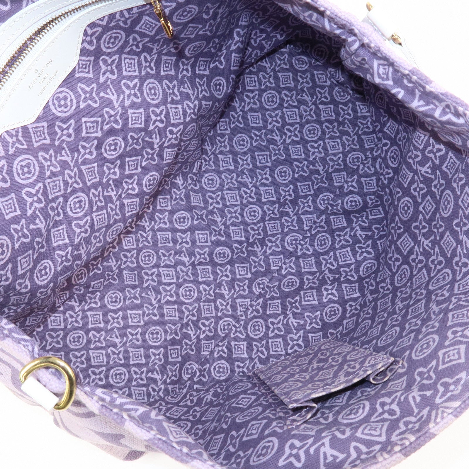 Louis Vuitton Cruise Line Canvas Tahitienne PM Tote Bag M95680 Used