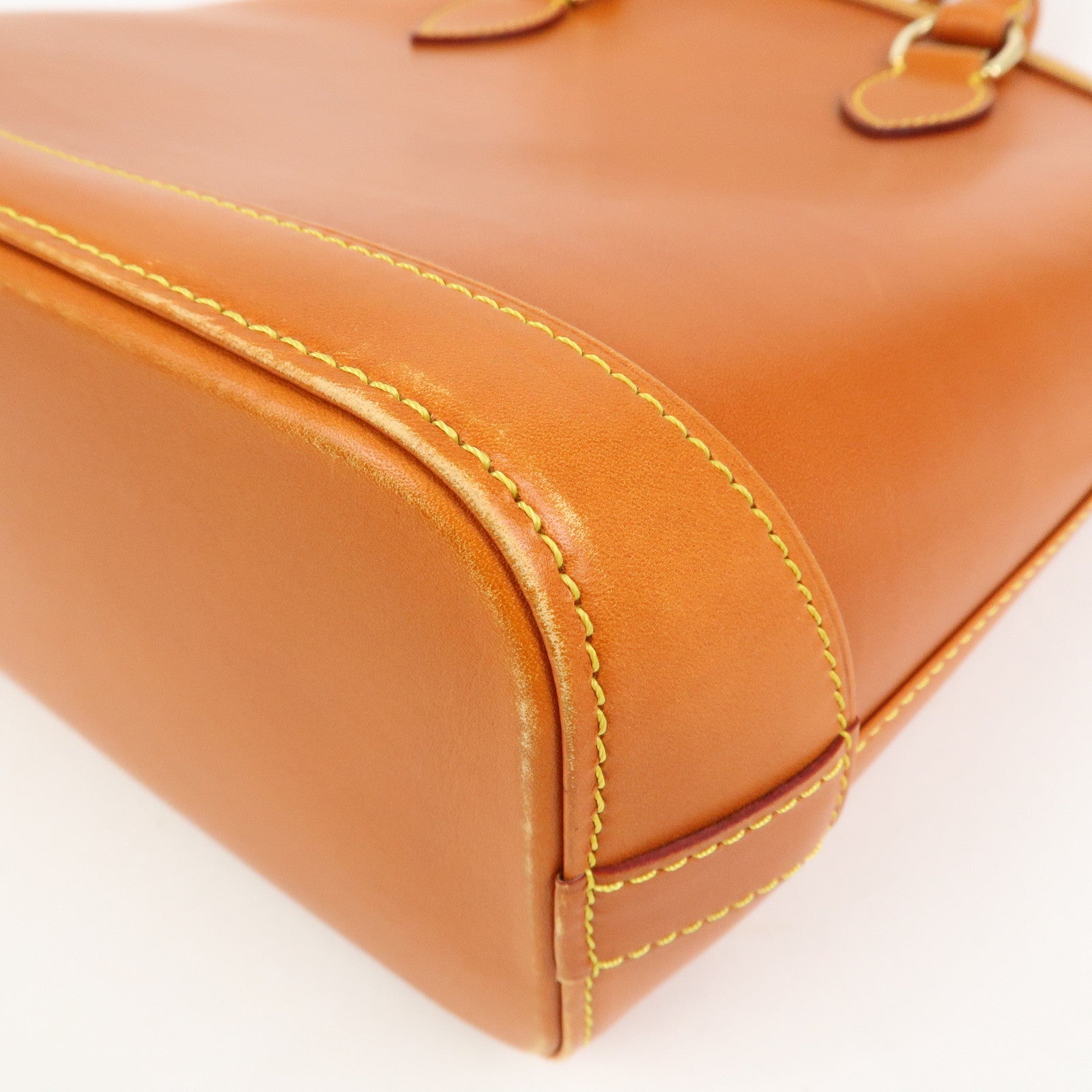 Louis Vuitton Lockit Nomade Leather Hand Bag Caramel Brown M85388