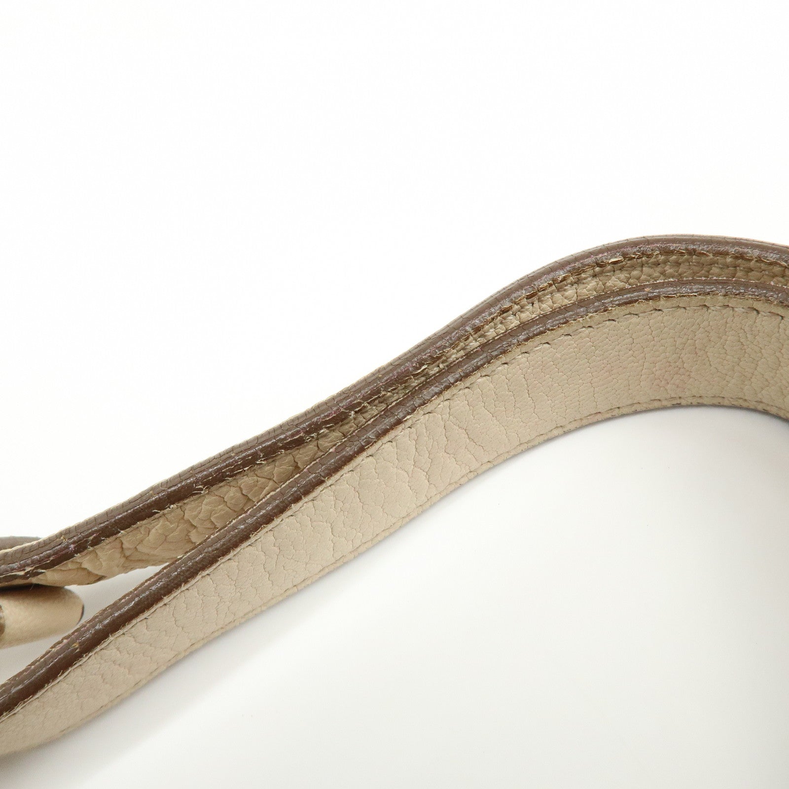 SAINT LAURENT PARIS YSL Nadja Shoulder Bag Light Beige 112937