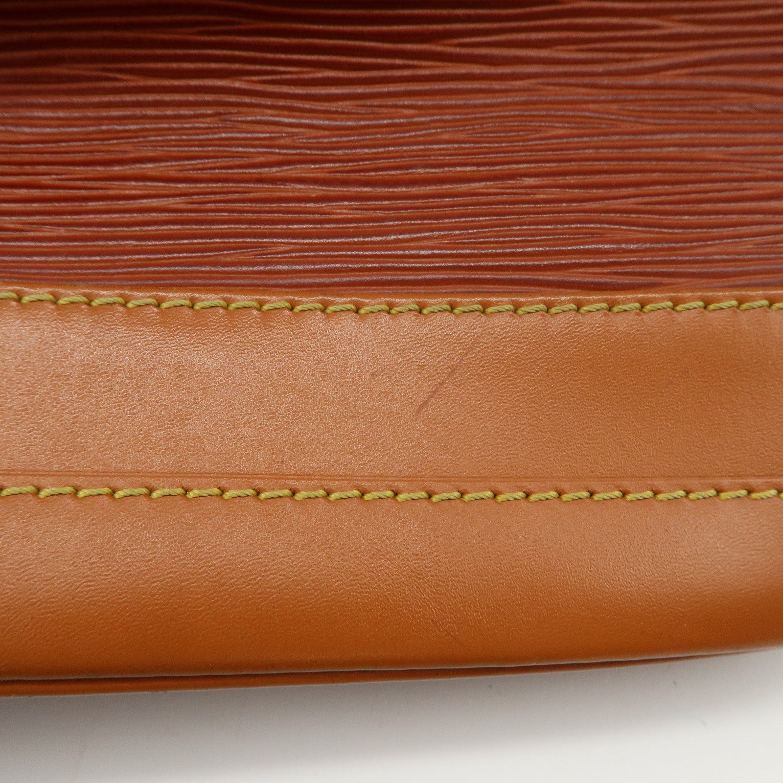 Louis Vuitton Epi Noe Shoulder Bag Zipang Gold Kenya Brown M44028