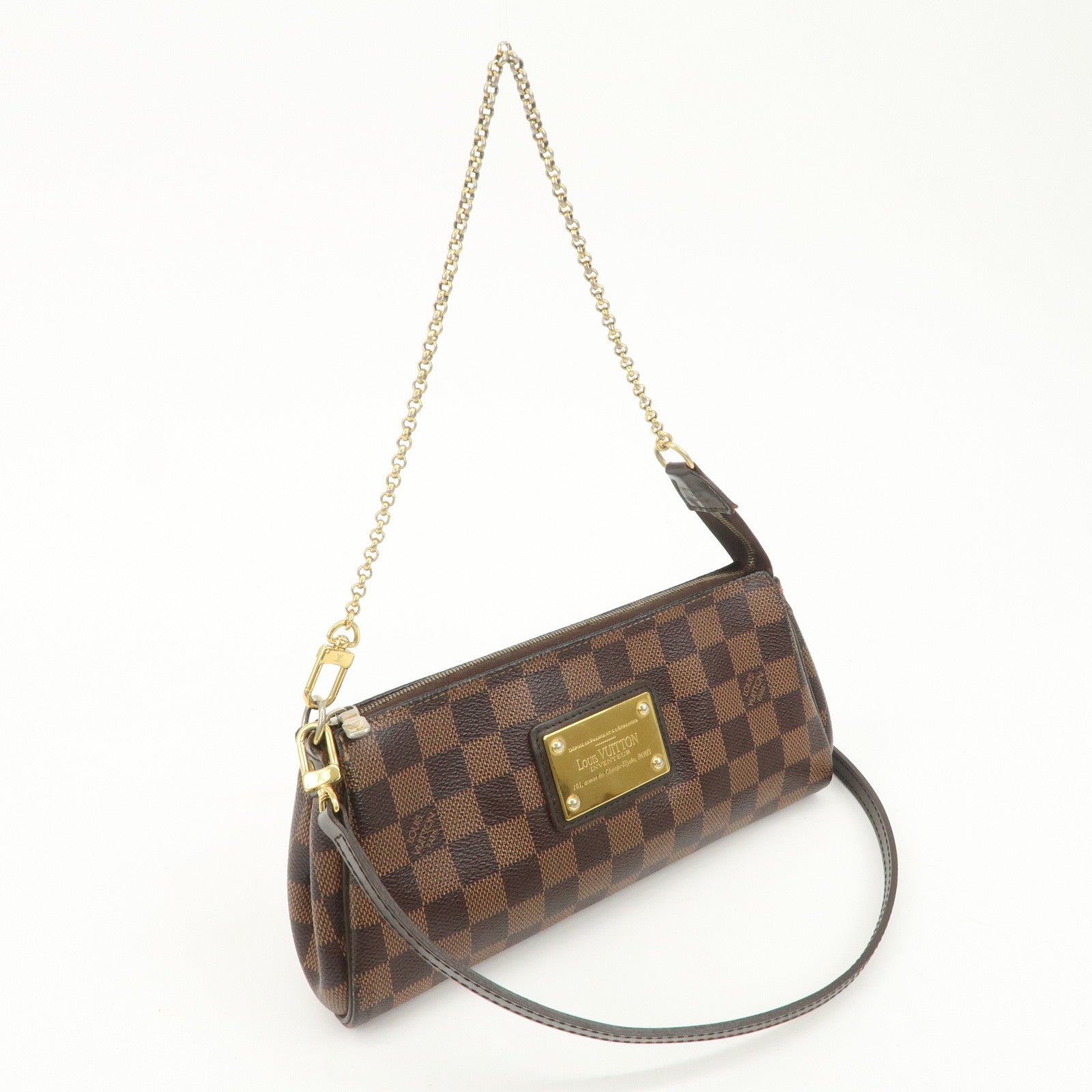 Louis Vuitton Damier Eva 2Way Bag Shoulder Bag Damier Ebene N55213