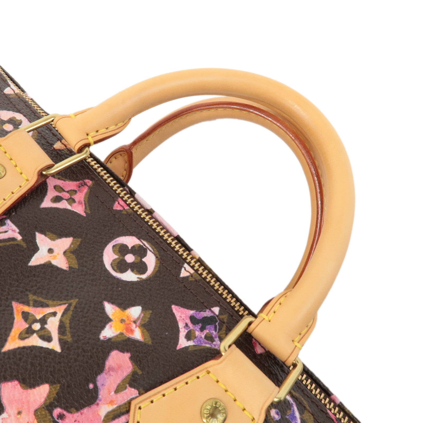Louis Vuitton Monogram Water Color Speedy 30 Hand Bag Maron M95832 Used