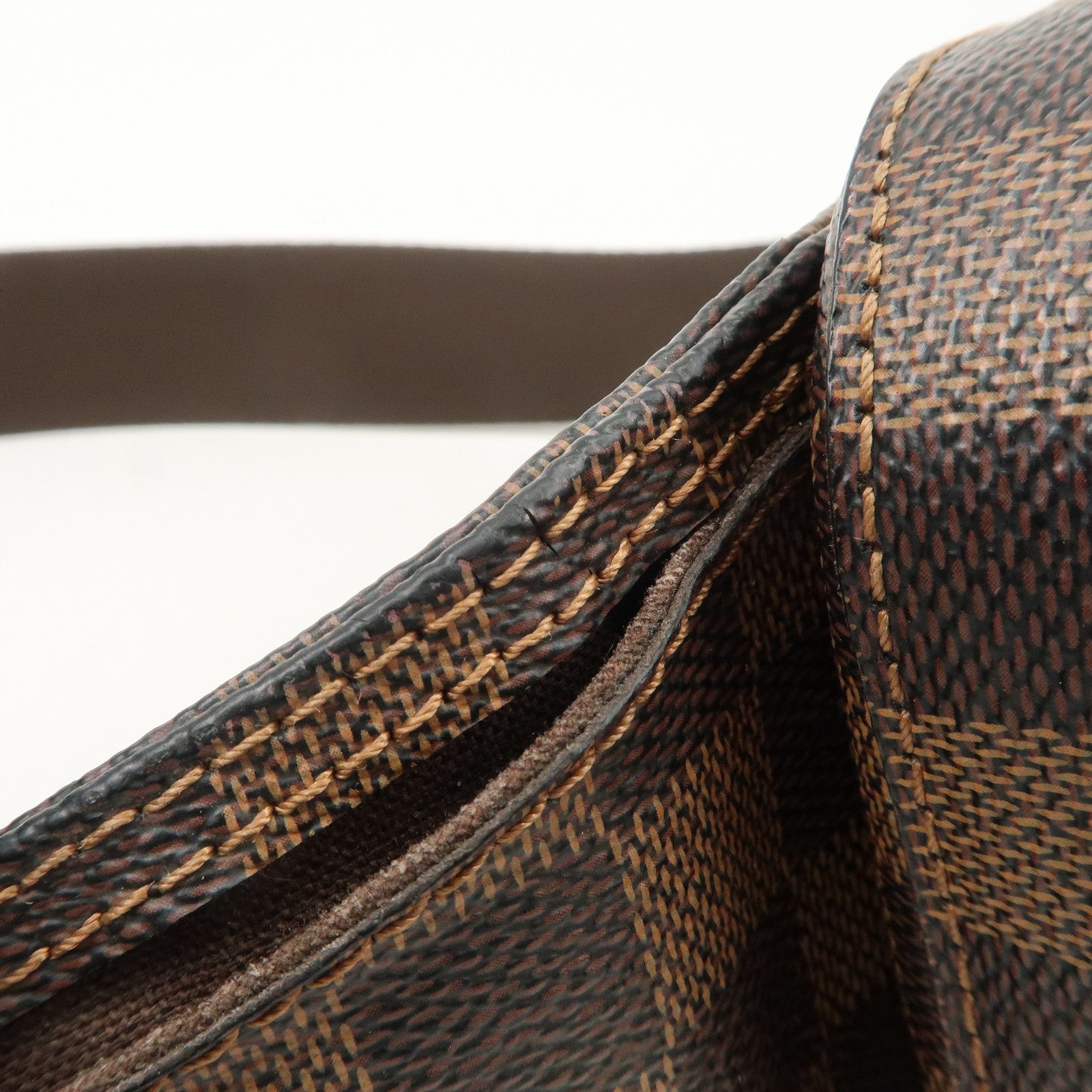 Louis Vuitton Damier Ebene Geronimos Crossbody Bag Waist Bag N51994 Used