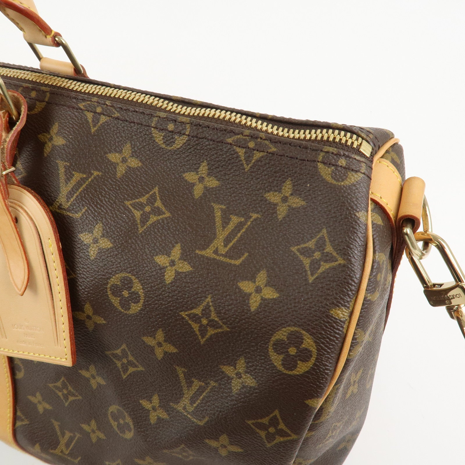 Louis Vuitton Monogram Keep All 50 Bandouliere Boston Bag M41416