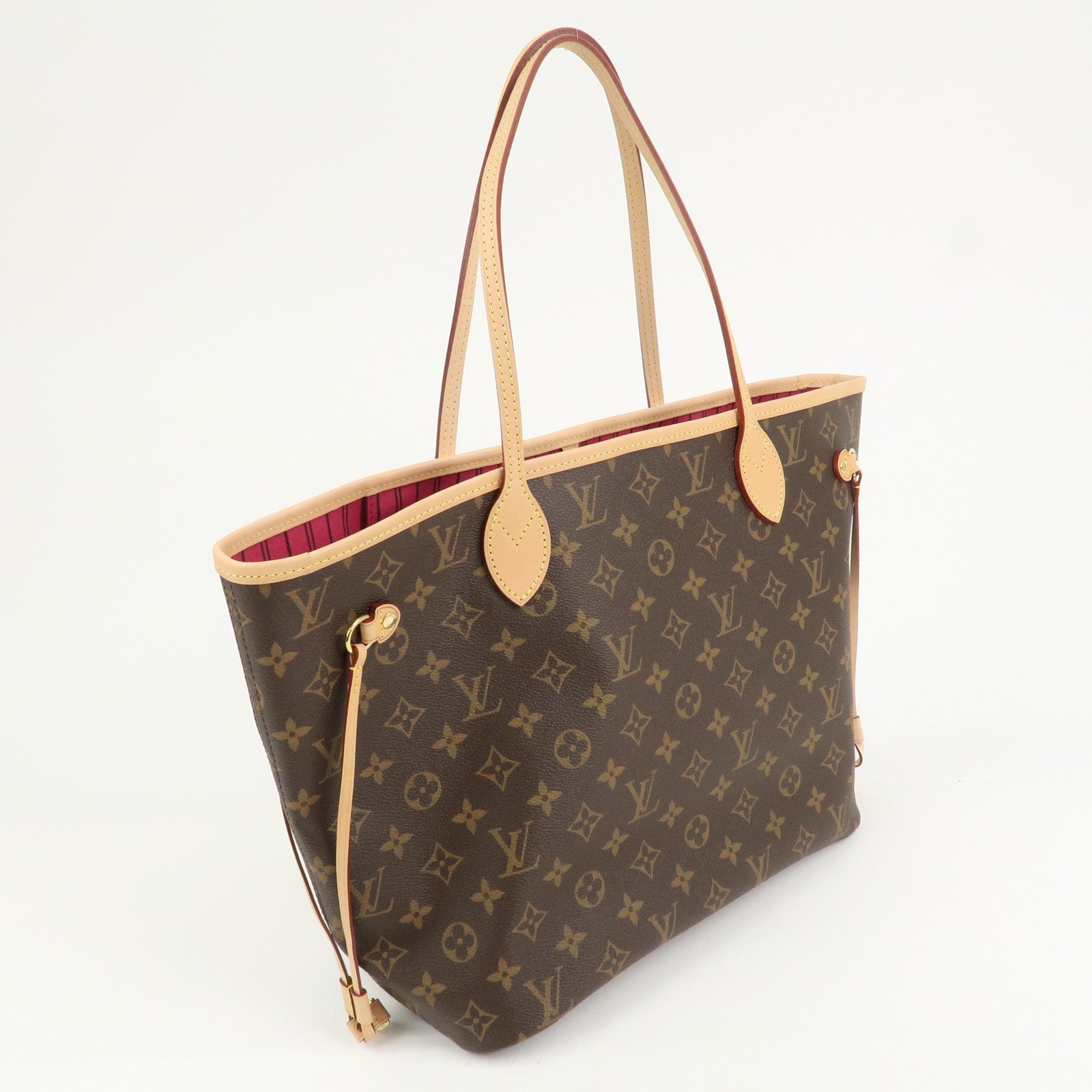 Louis Vuitton Monogram Neverfull MM Tote Bag Brown M40996