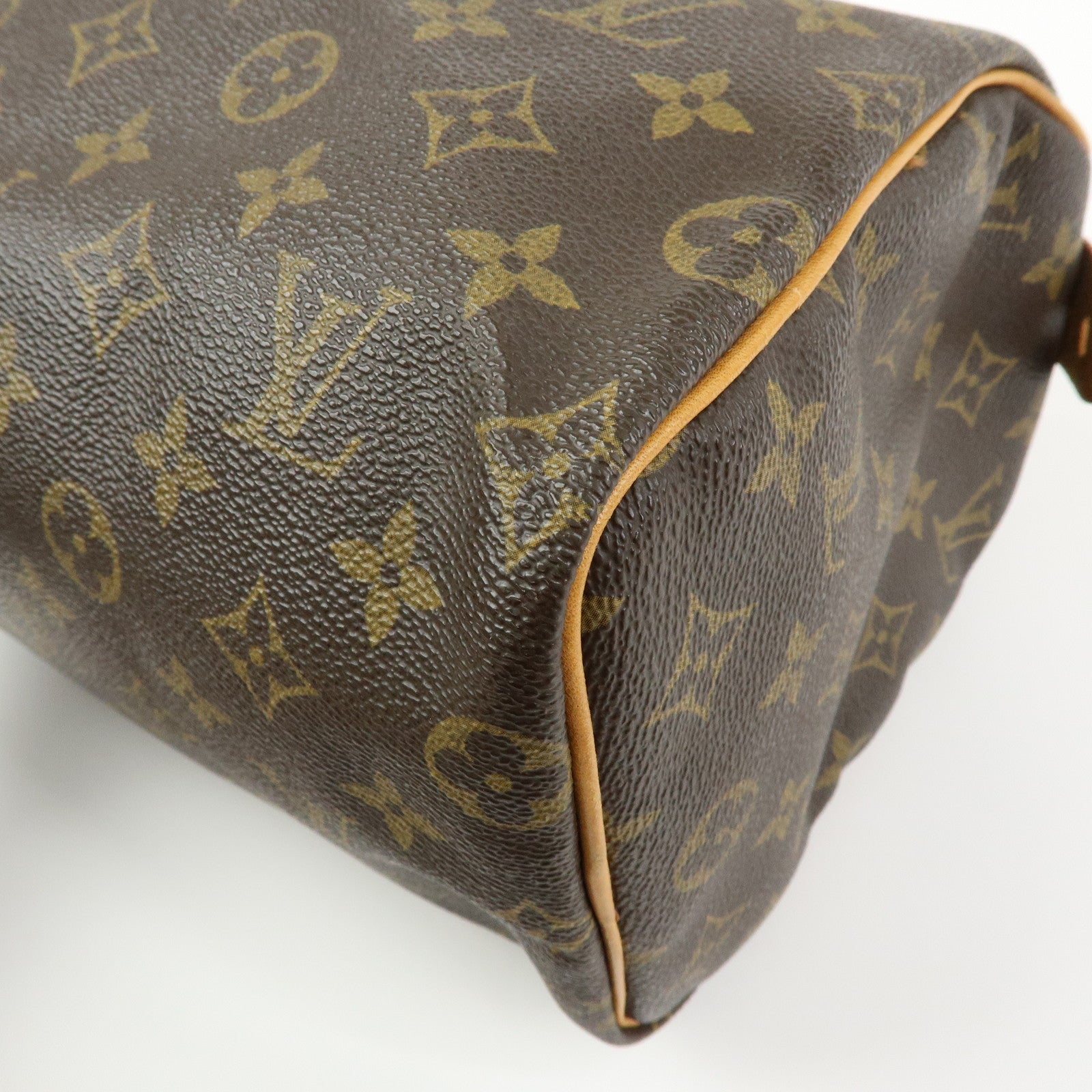 Louis Vuitton Monogram Speedy 25 Boston Bag Hand Bag Brown M41528