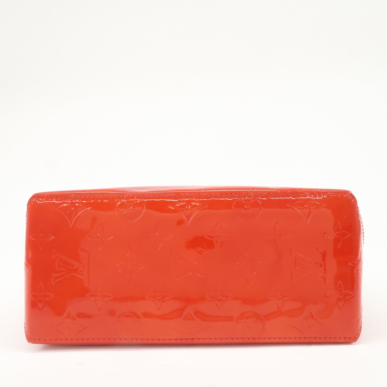Louis Vuitton Monogram Vernis Lead PM Hand Bag Rouge M91088