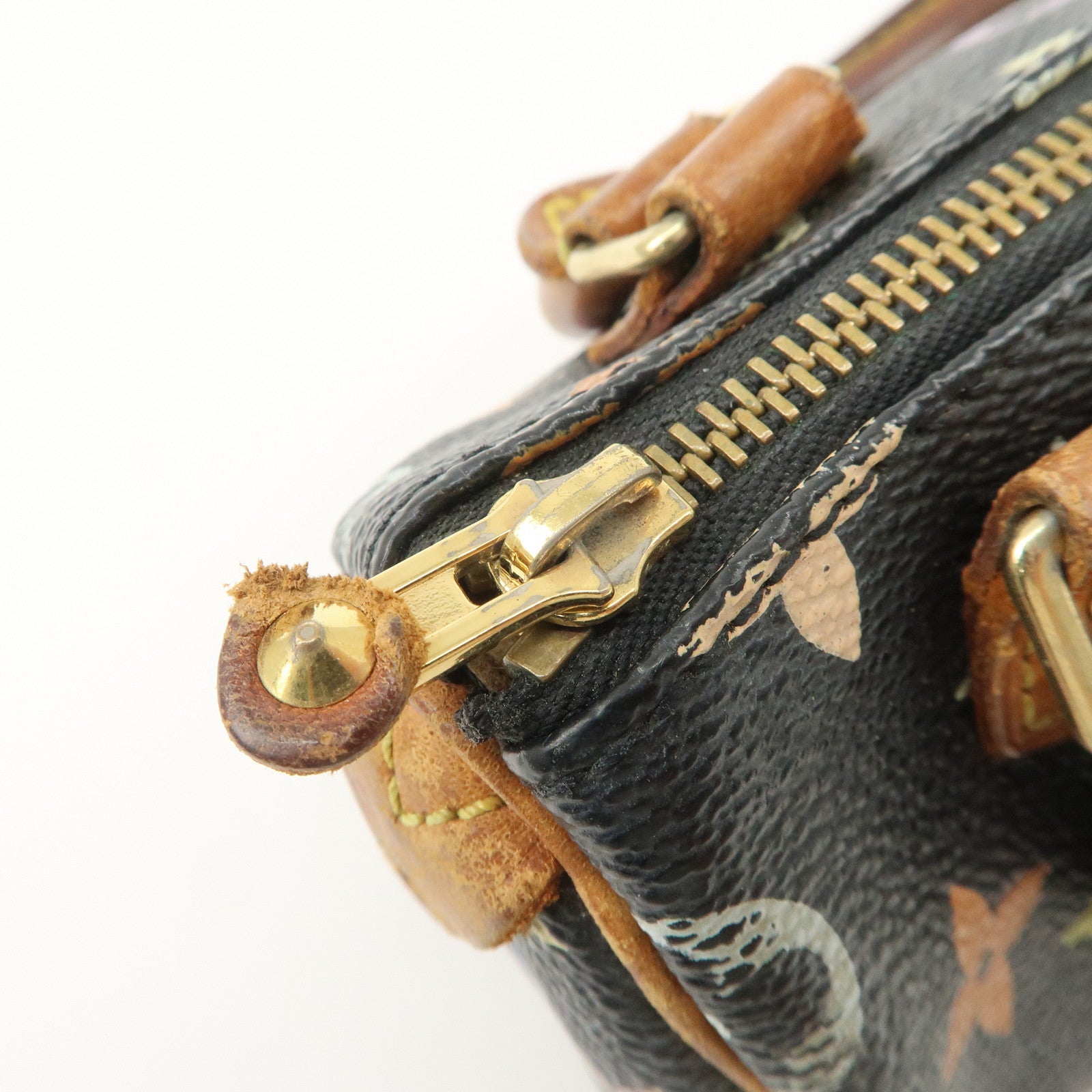Louis Vuitton Monogram Multi Color Mini Speedy Mini Bag Noir M92644 Used