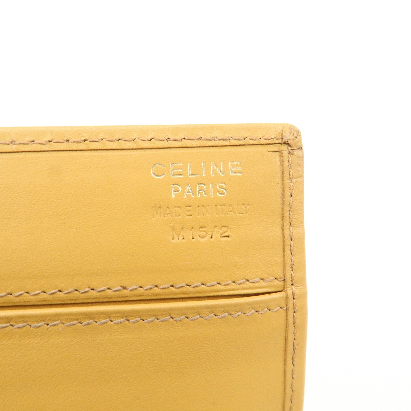 CELINE Macadam PVC Leather Long Wallet Brown