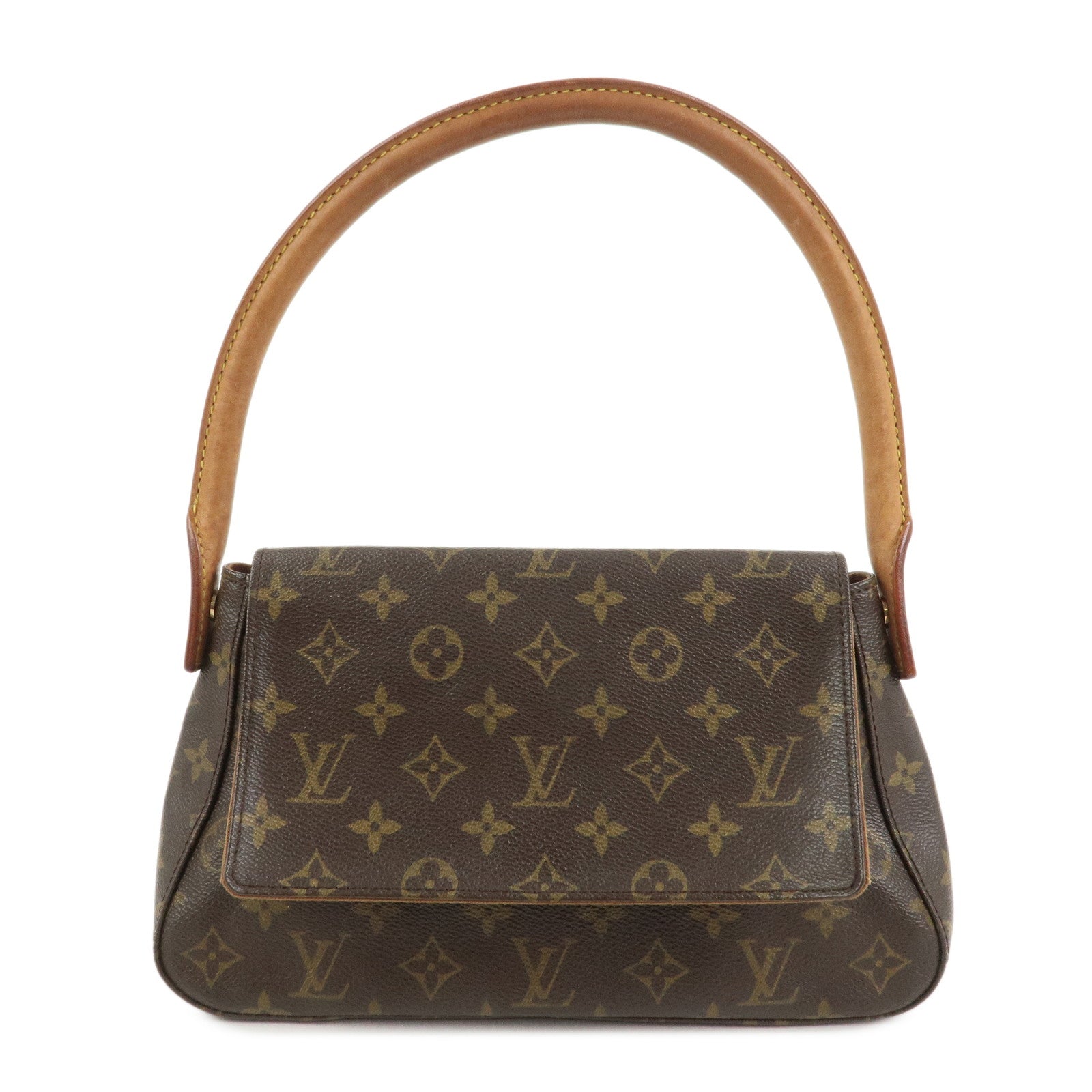 Louis Vuitton Monogram Mini Looping Shoulder Bag Brown M51147