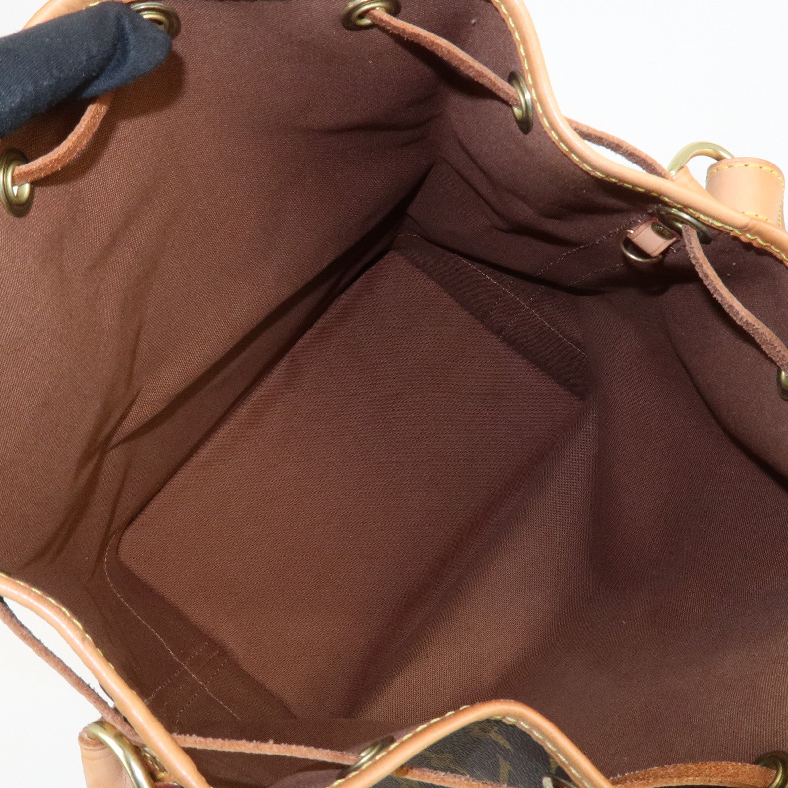 Louis Vuitton Monogram Noe Shoulder Bag Hand Bag Brown M42224 Used