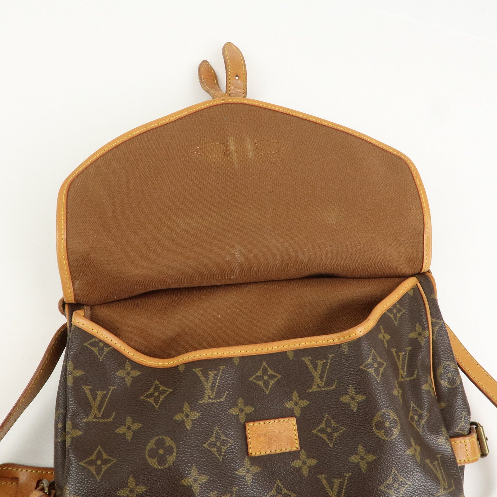 Louis Vuitton Monogram Saumur 30 Shoulder Bag Brown M42256