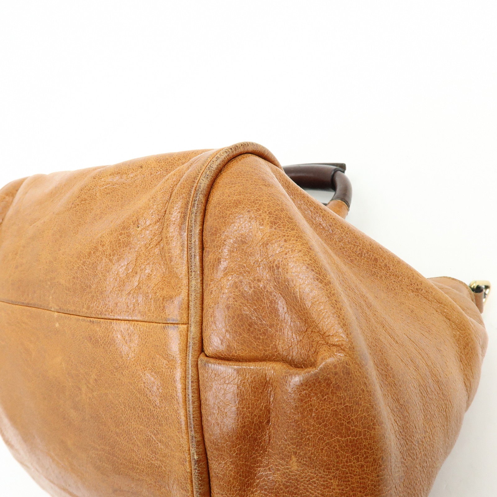 Chloe Ethel Leather 2Way Bag Shoulder Bag Hand Bag Brown