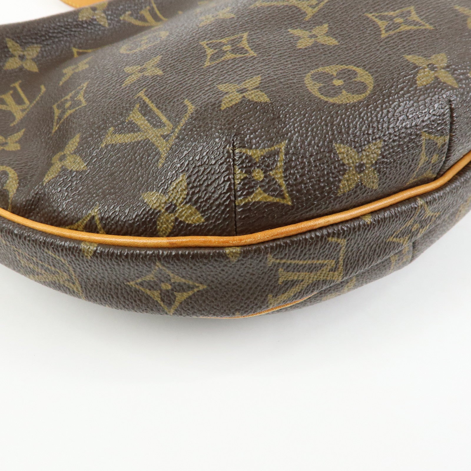 Louis Vuitton Monogram Croissant MM Shoulder Bag Brown M51512