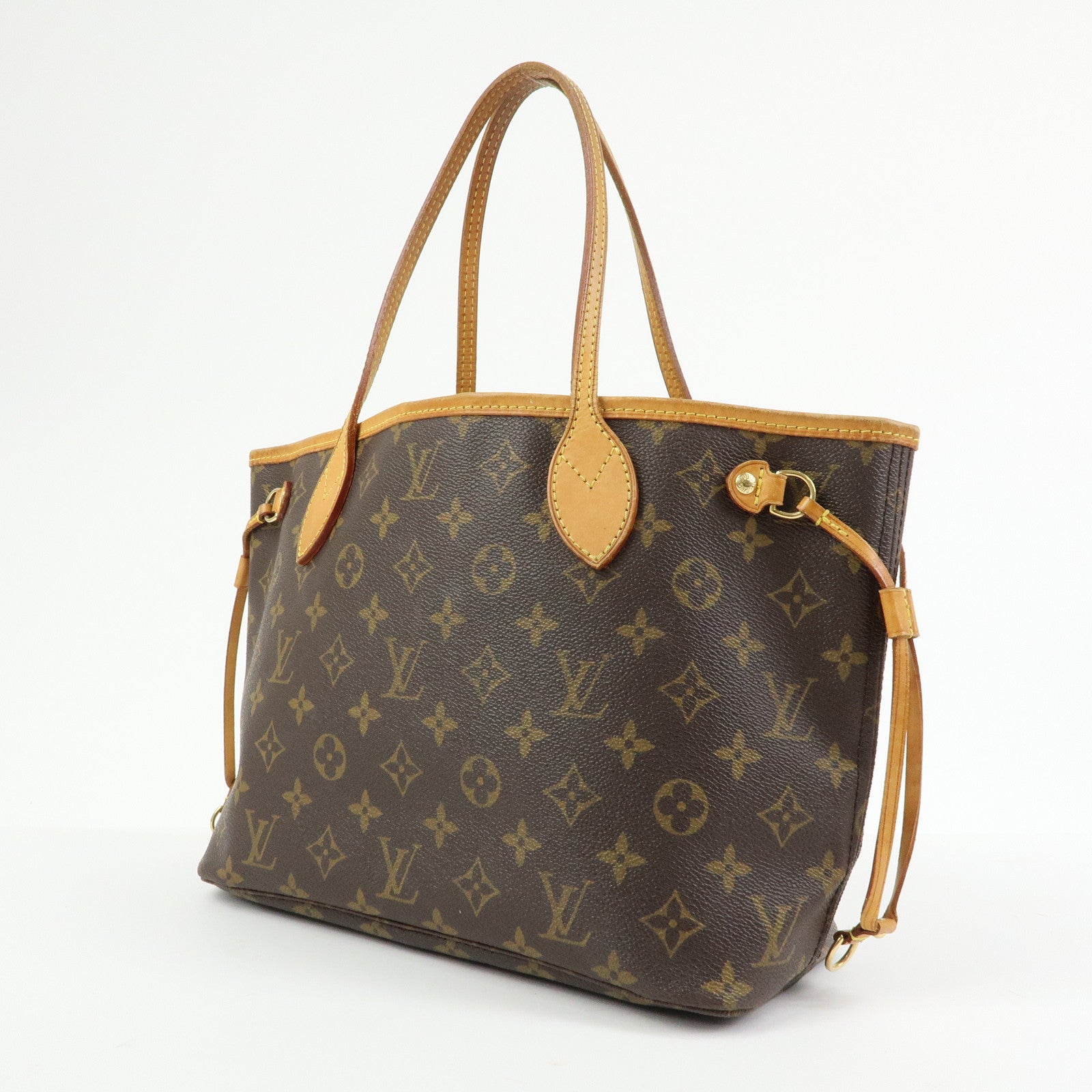 Louis Vuitton Monogram Neverfull PM Tote Bag Hand Bag M40155